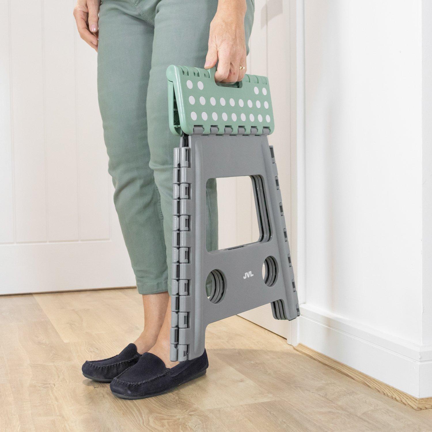 Grey - JVL - JVL Large Step Stool ¿ Grey - 8