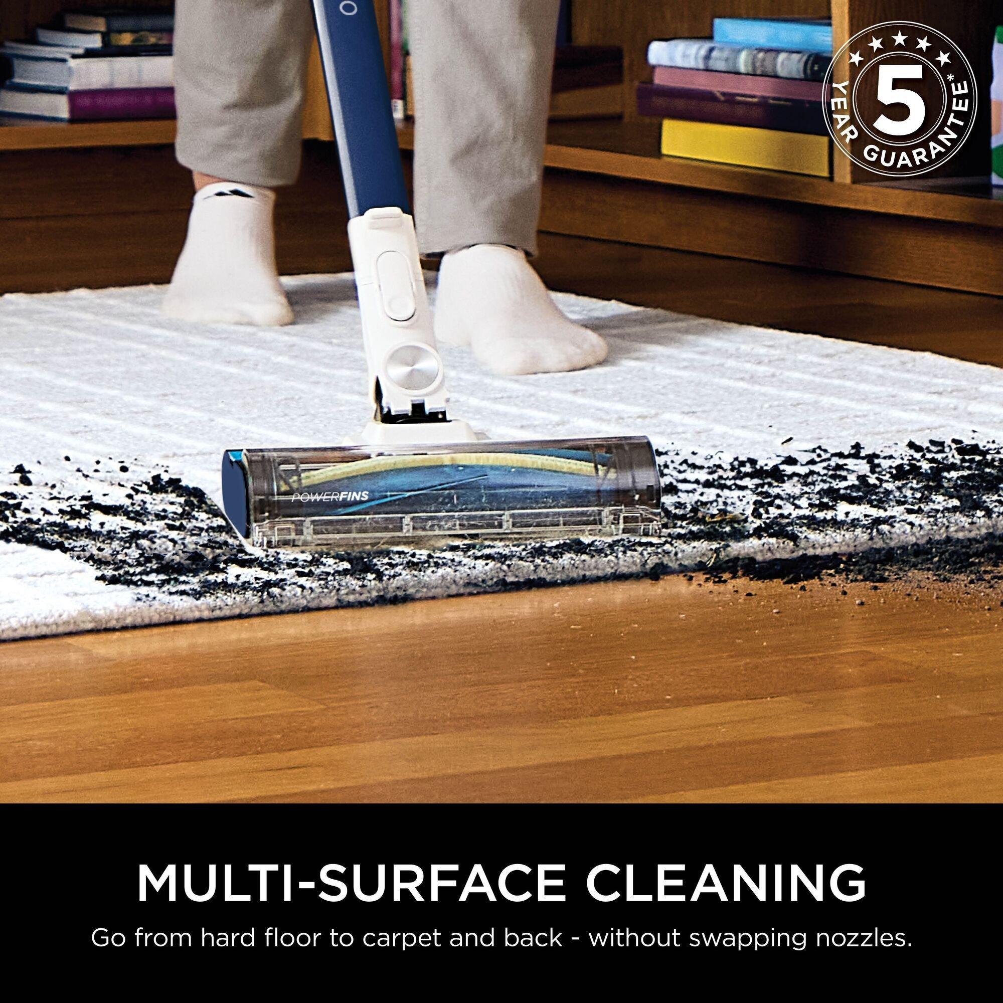 Navy Metallic - Shark - PowerPro Cordless Stick Vacuum, with Anti Hair Wra - 5