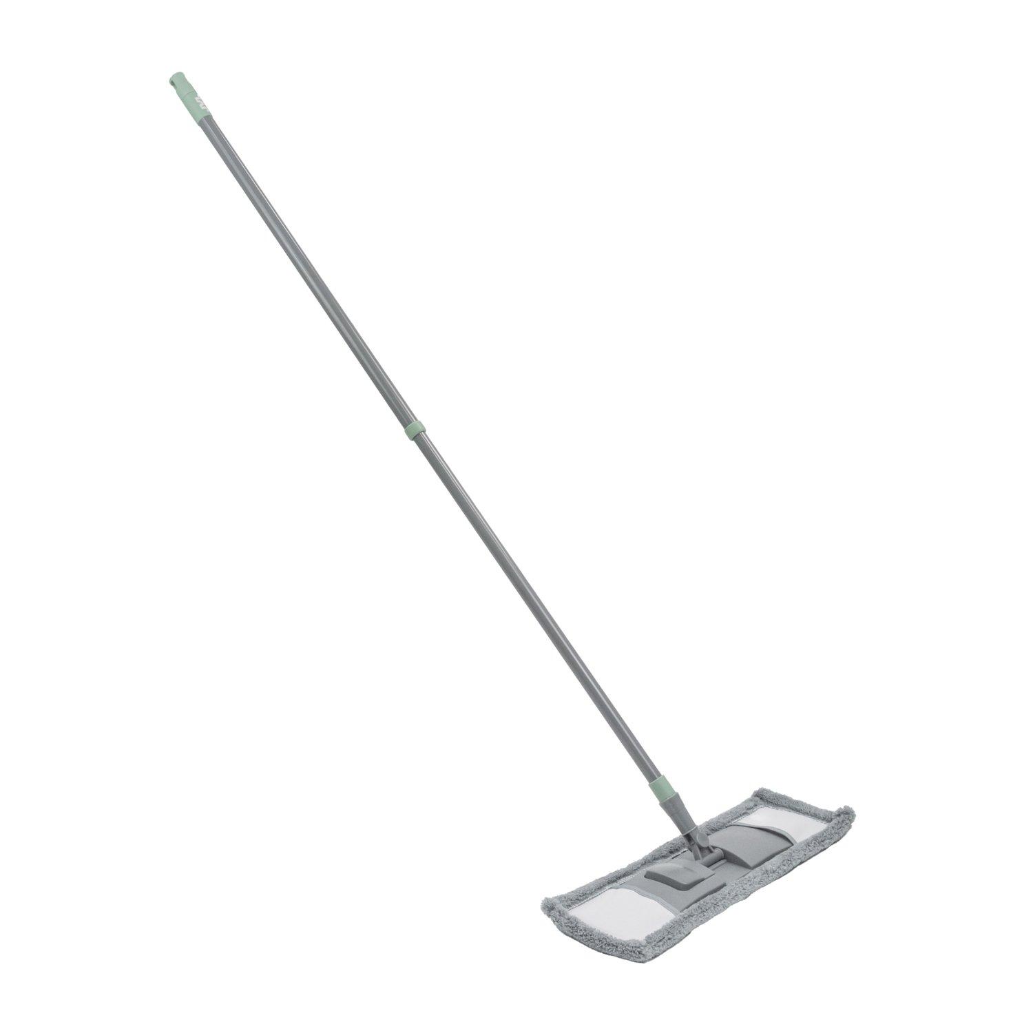 Grey - JVL - JVL Extended Microfibre Mop ¿ Grey - 1