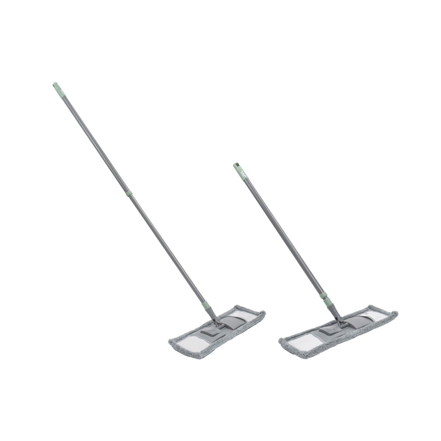 Grey - JVL - JVL Extended Microfibre Mop ¿ Grey - 5