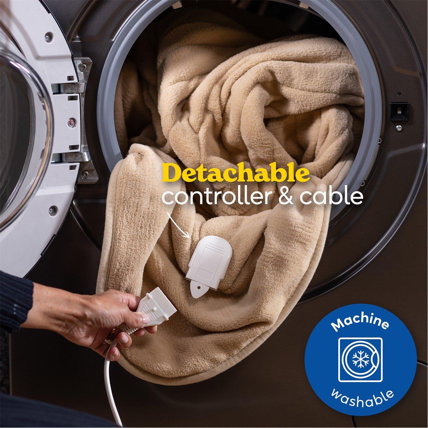 Beige - Russell Hobbs - Russell Hobbs RHHT1004BG Beige Heated Throw - 7