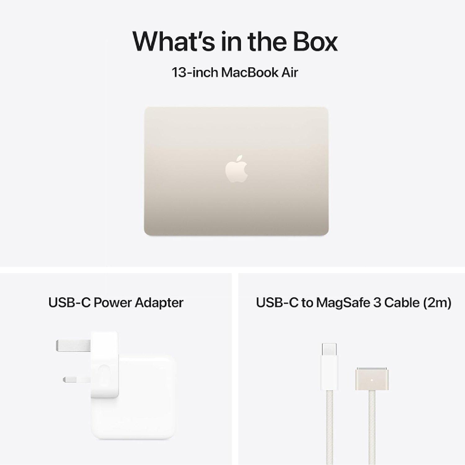 Starlight - Apple - Macbook Air 13 M4 10/10 Core 16GB 512GB (2025) - 6