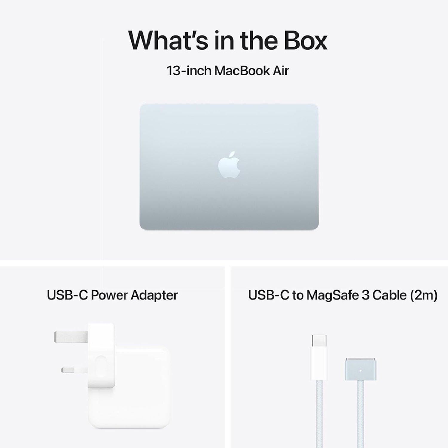 Sky Blue - Apple - Macbook Air 13 M4 10/10 Core 16GB 512GB (2025) - 6