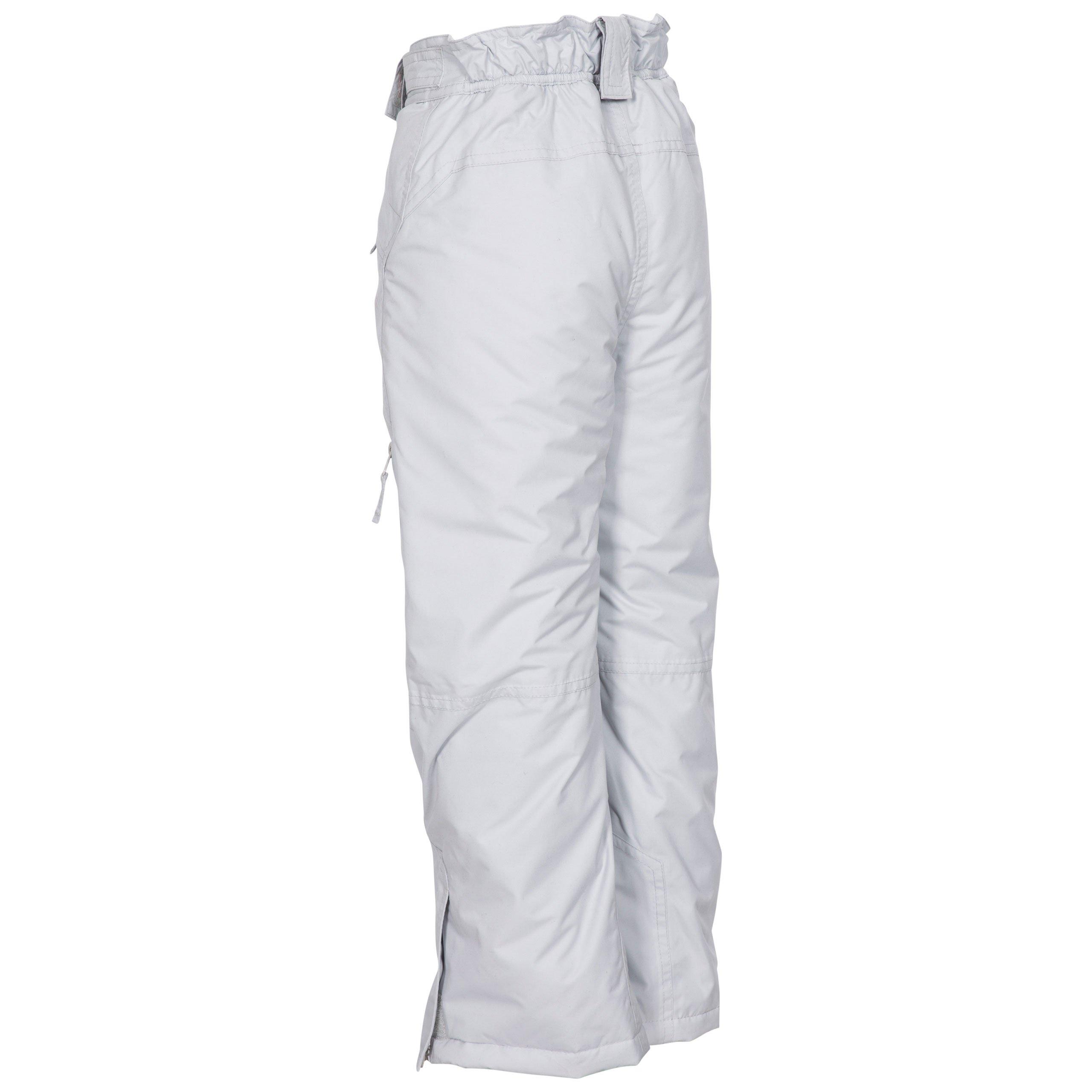 Pale Grey - Trespass - Unisex Kids' Marvellous Weather Resistant Ski Trousers - 9