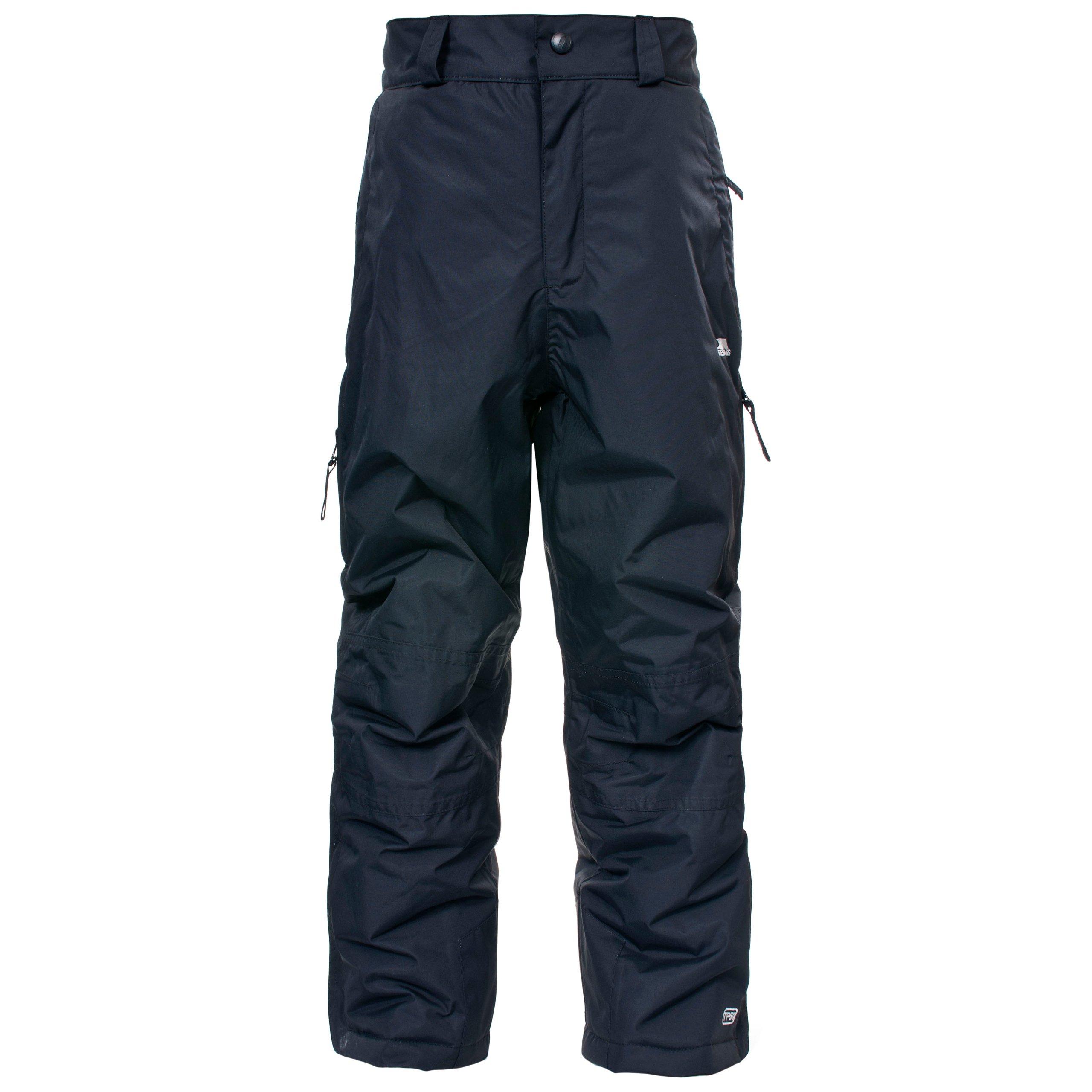 Black - Trespass - Unisex Kids' Marvellous Weather Resistant Ski Trousers - 1