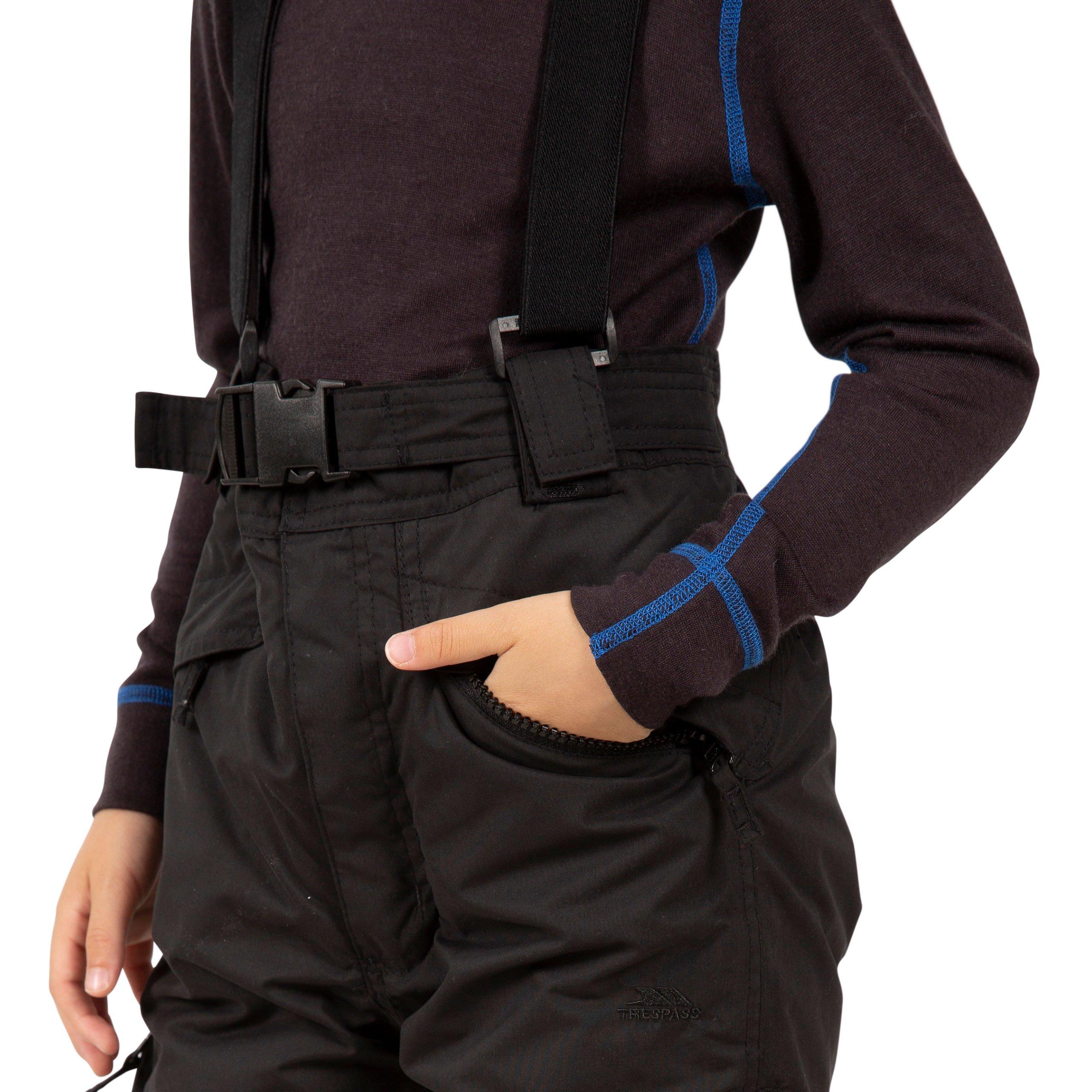 Zwart - Trespass - Kids' Marvelous Ski Trousers - 6