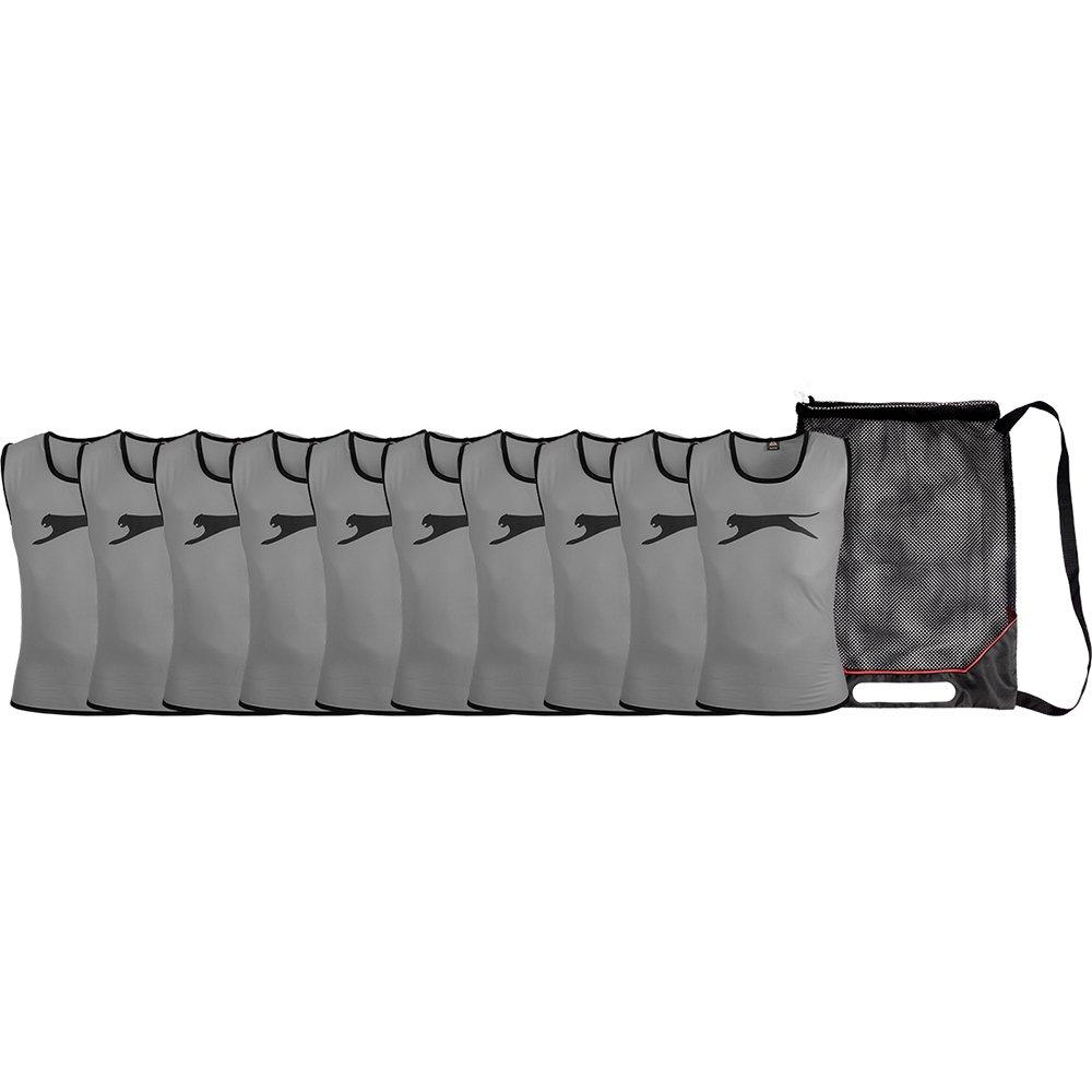 Grey - Slazenger - Slazenger Bibs & Storage Bag Pack - 4