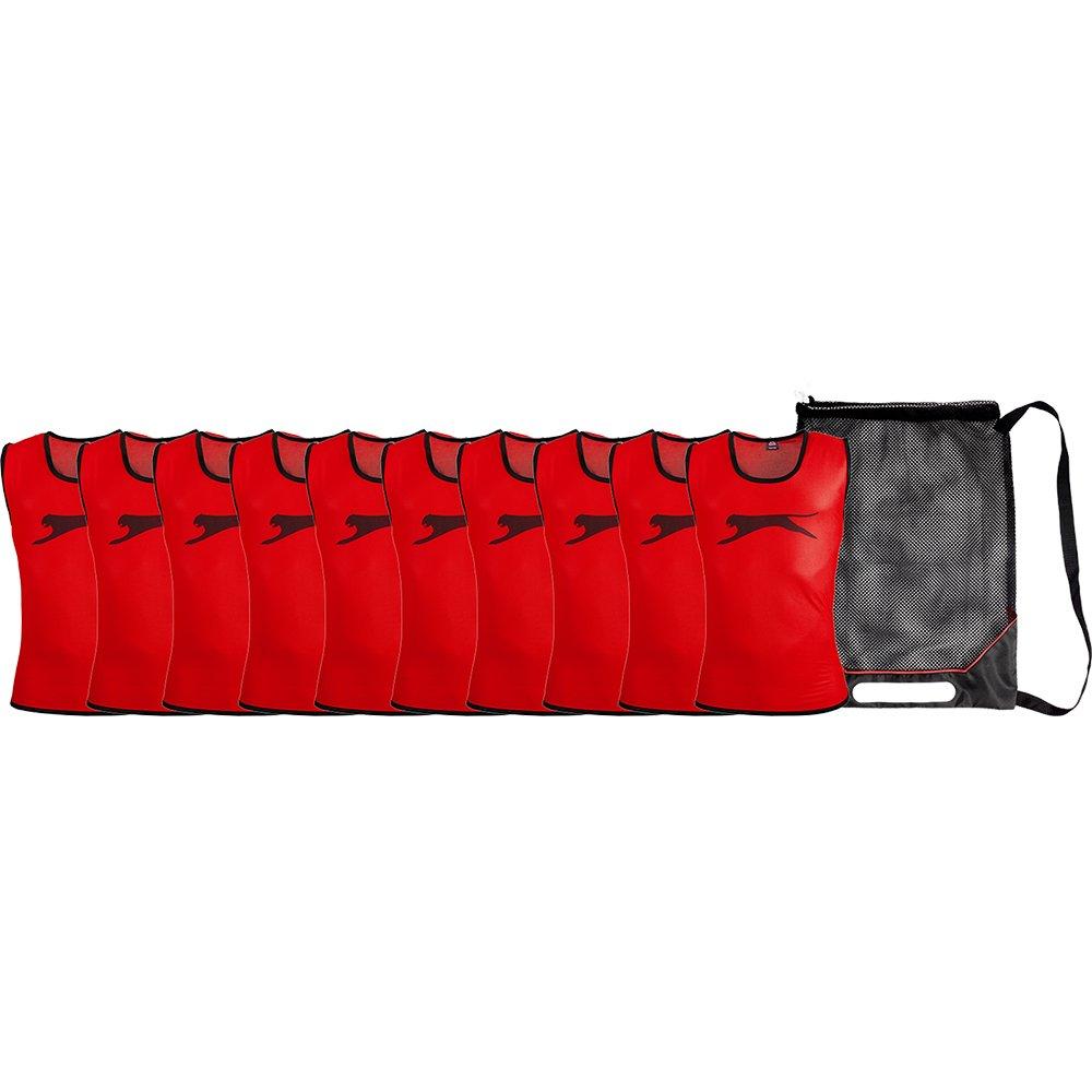 Orange - Slazenger - Bibs & Storage Bag Pack - 7