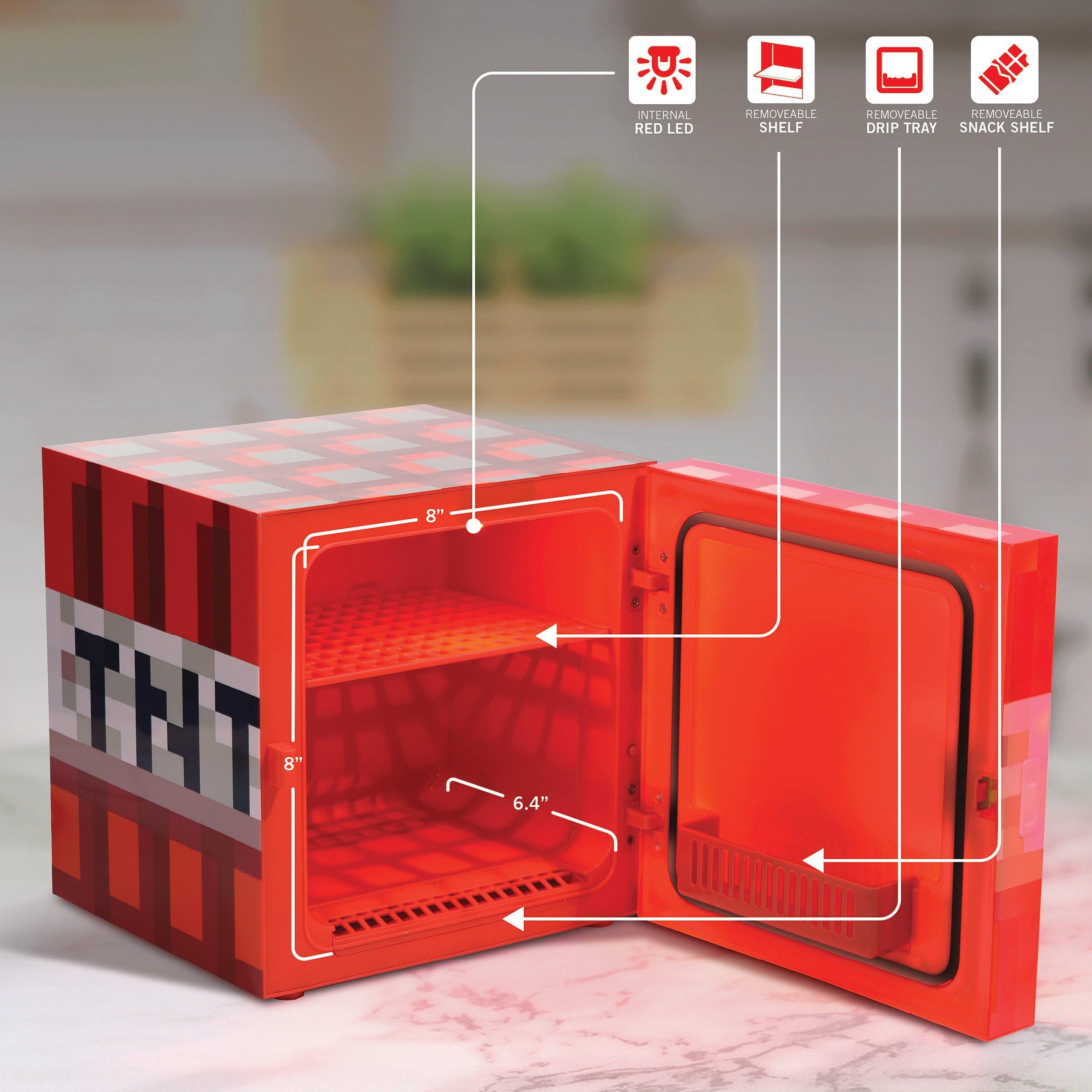 Red - Minecraft - TNT 6.7L Cooler/Mini Fridge - 2