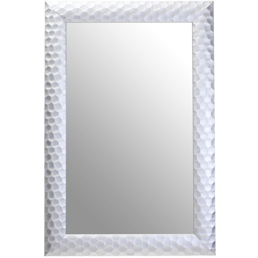Silver - Premier Housewares - Ludlow Wall Mirror With Silver Frame - 3