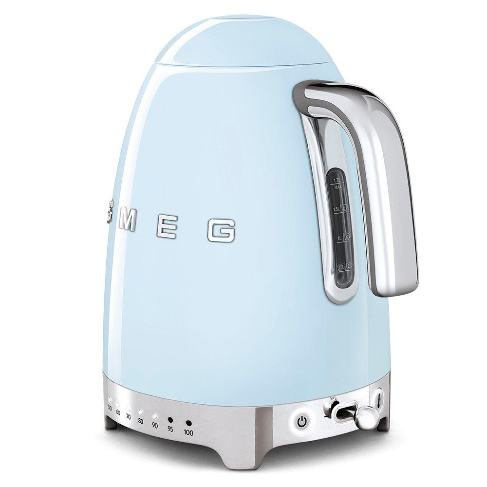 Blue - Smeg - 50s Style 1.7L Kettle and 4-Slice Toaster - 4