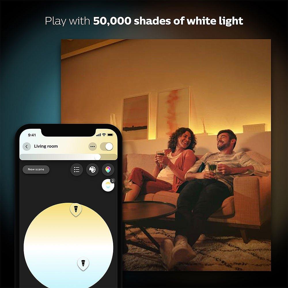 Wit - Philips Hue - Philips Hue White Ambiance 8W B22 2P - 3