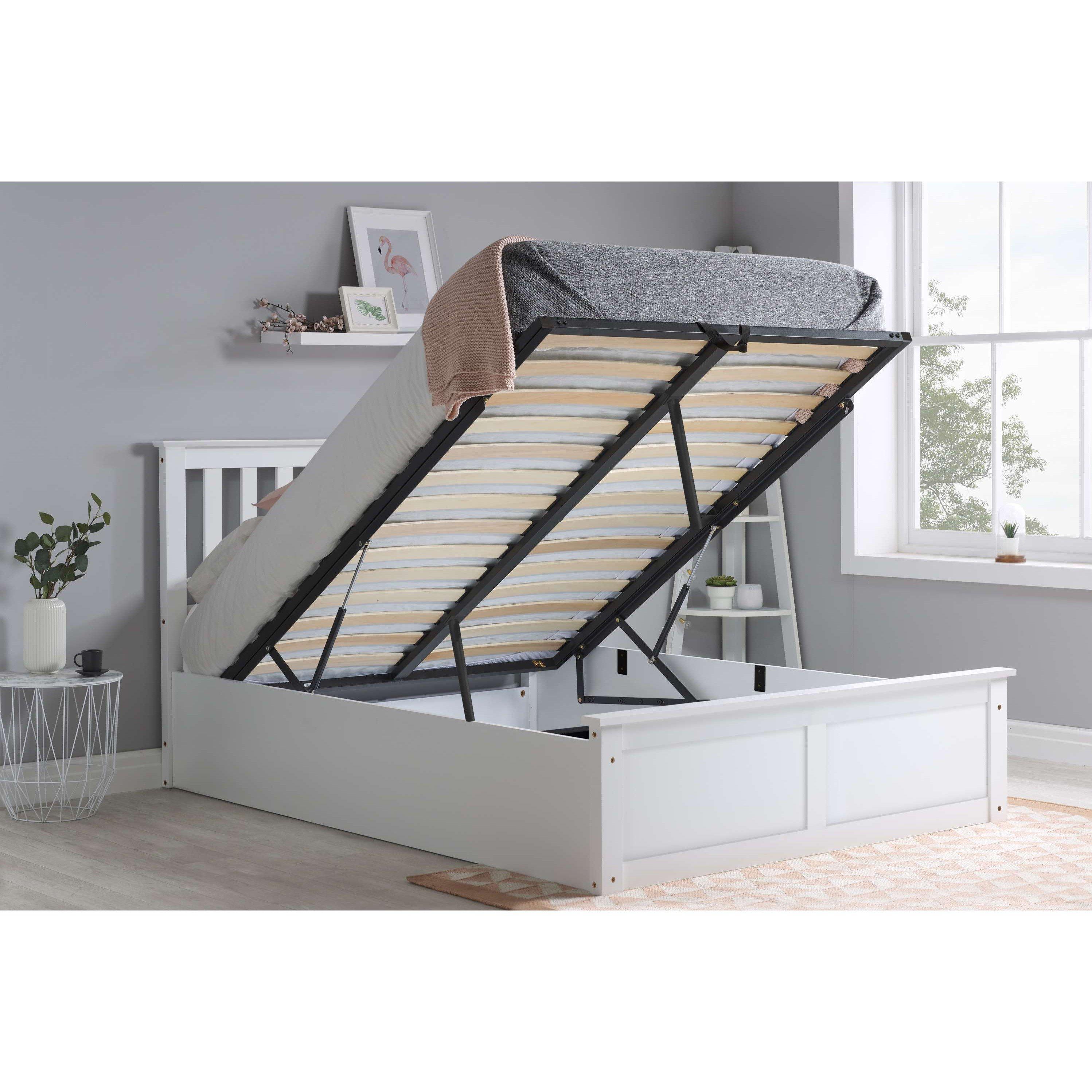 White - Birlea - Phoenix Ottoman Bed - 2