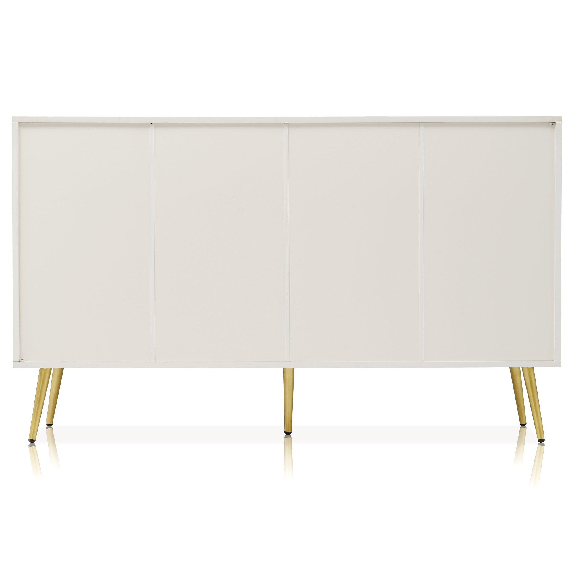 White - Urban Meuble - Modern White Sideboard with Ample Storage - 14