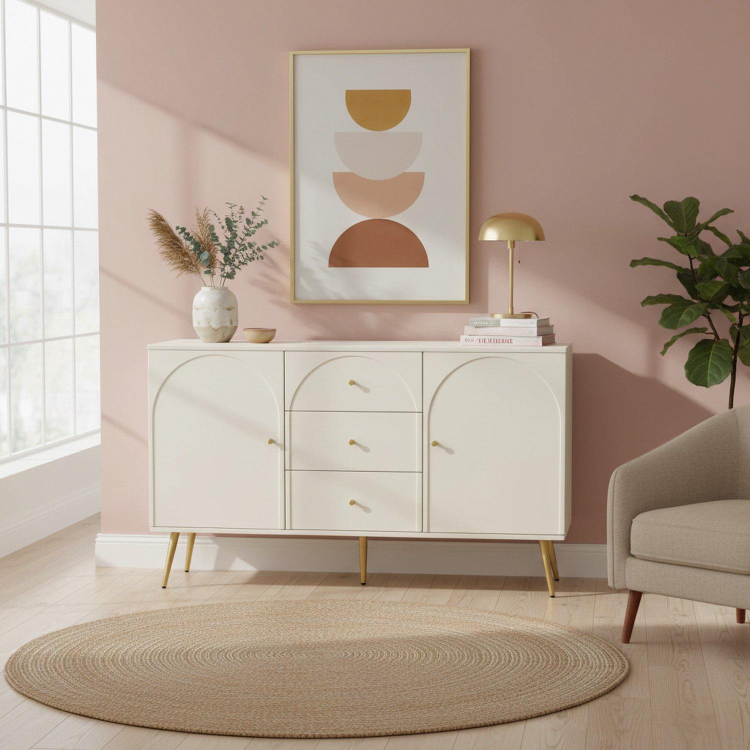 White - Urban Meuble - Modern White Chest of Drawers - 1