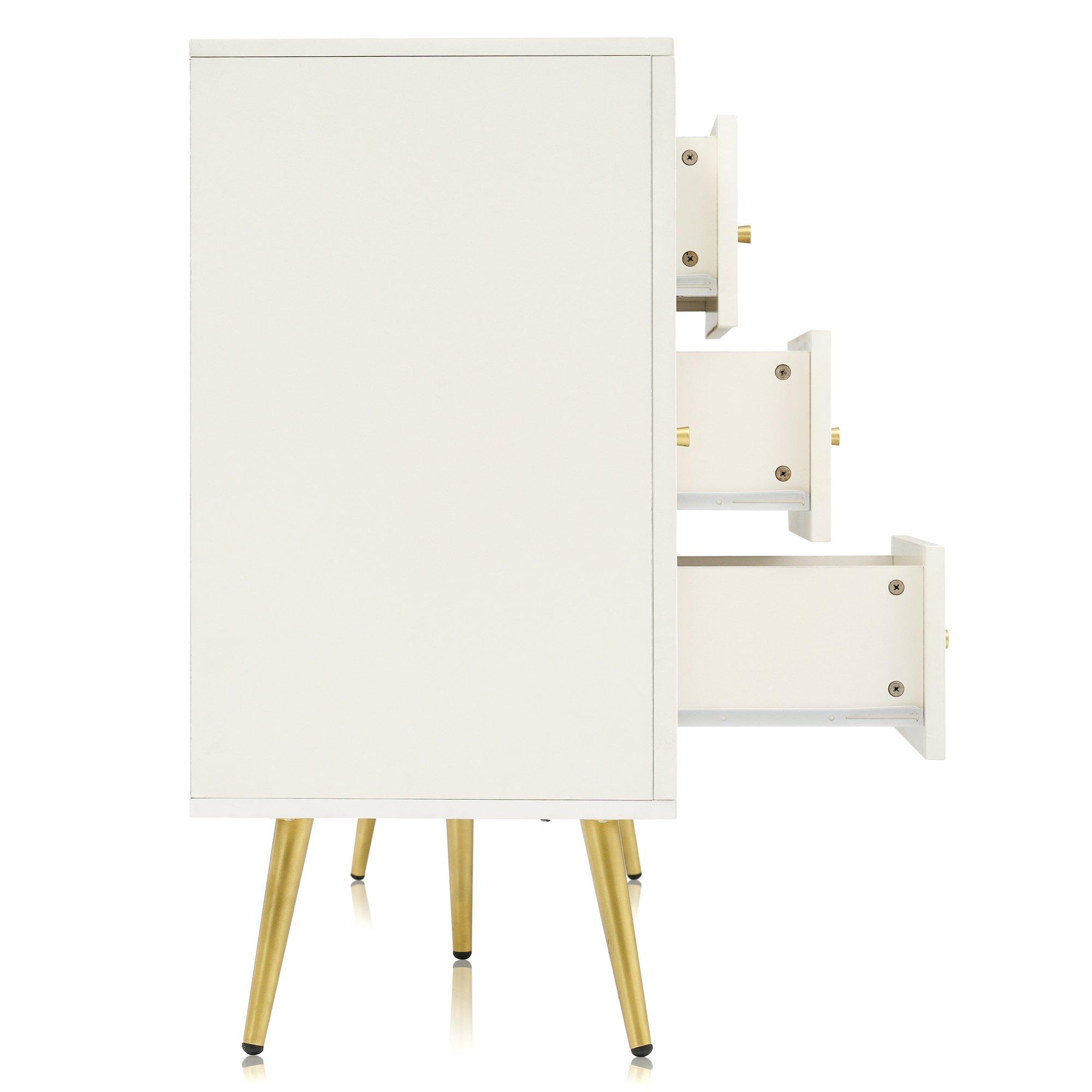 White - Urban Meuble - Modern White Chest of Drawers - 11