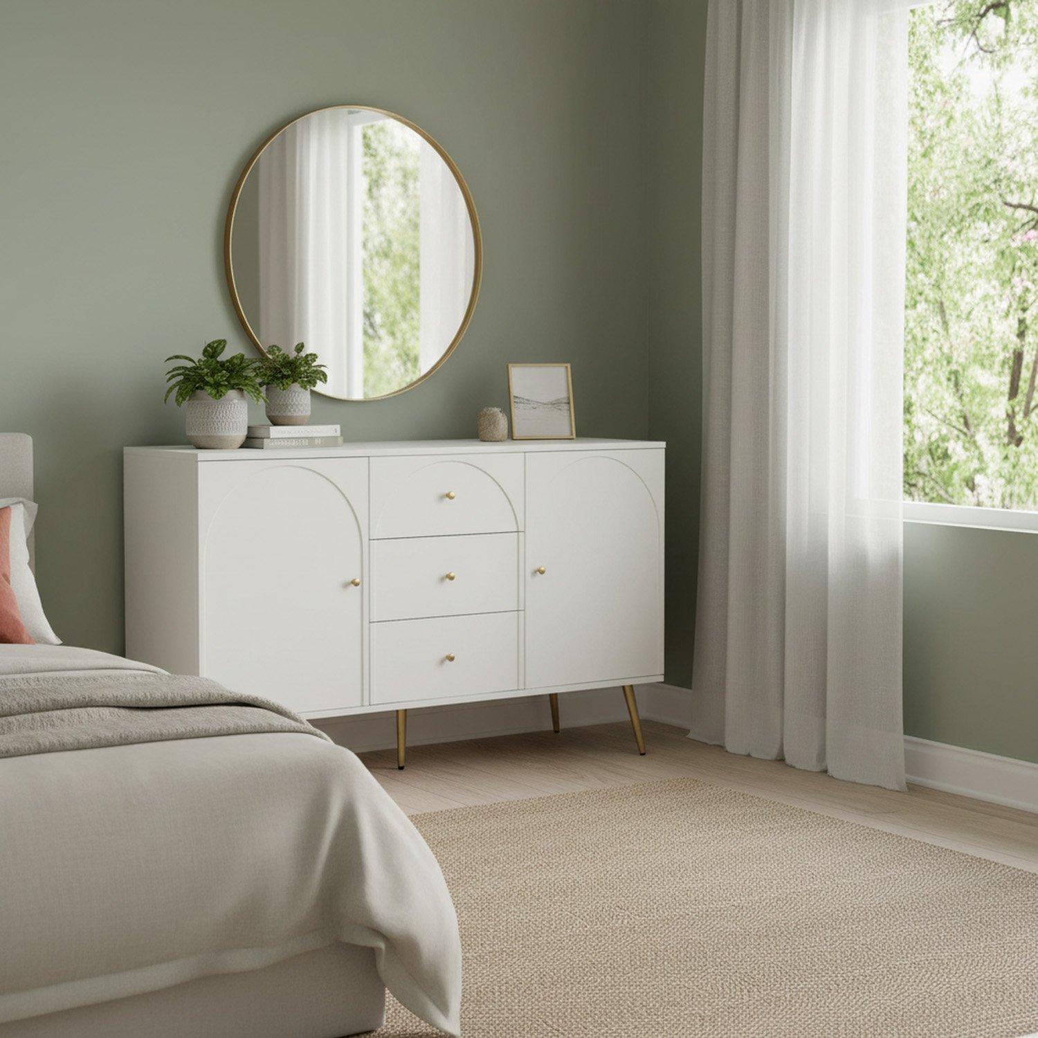 White - Urban Meuble - Modern White Chest of Drawers - 4