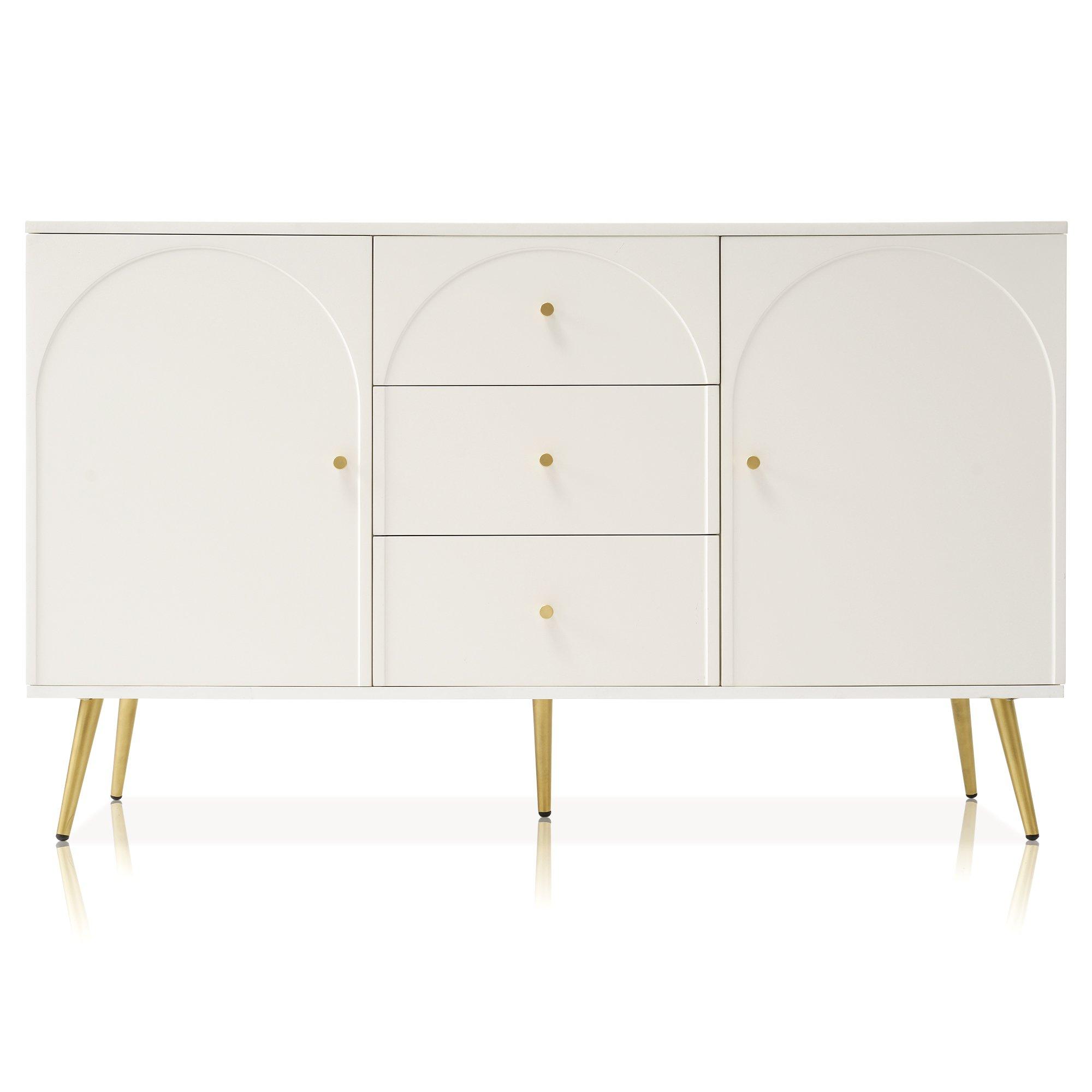 White - Urban Meuble - Modern White Chest of Drawers - 6