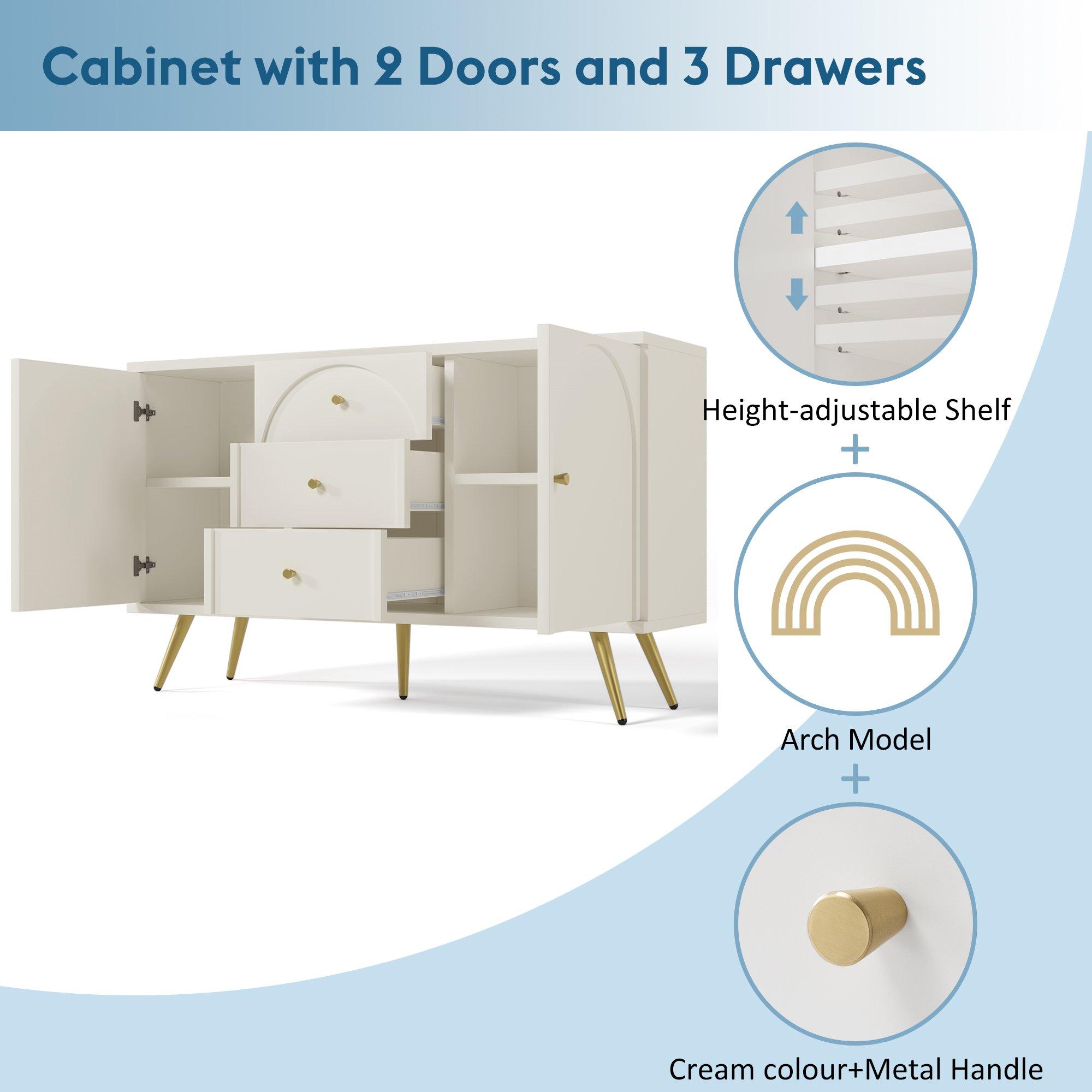 White - Urban Meuble - Modern White Chest of Drawers - 9