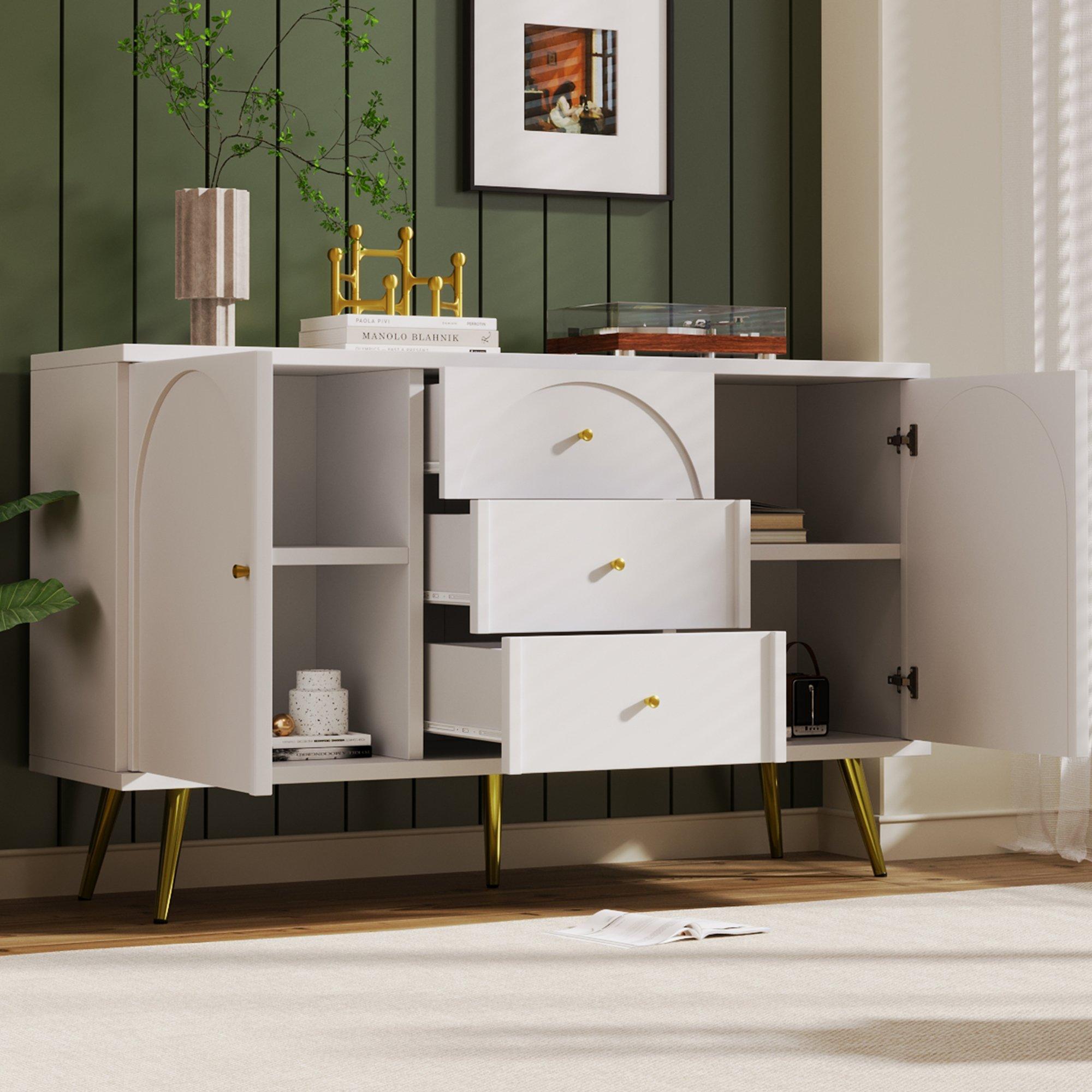 White - Urban Meuble - Modern White Chest of Drawers - 10