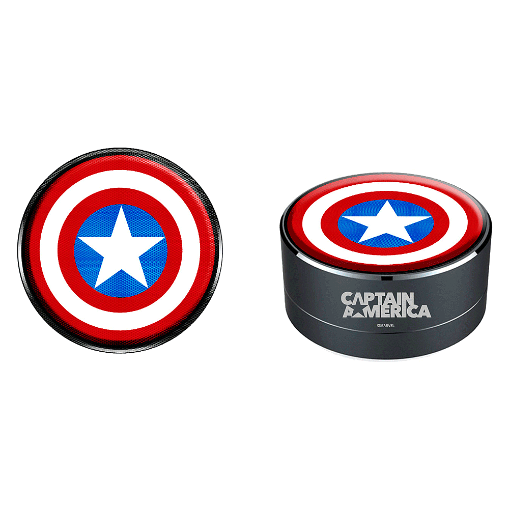 Electronics - Marvel - Captain America Bluetooth Speaker - 1