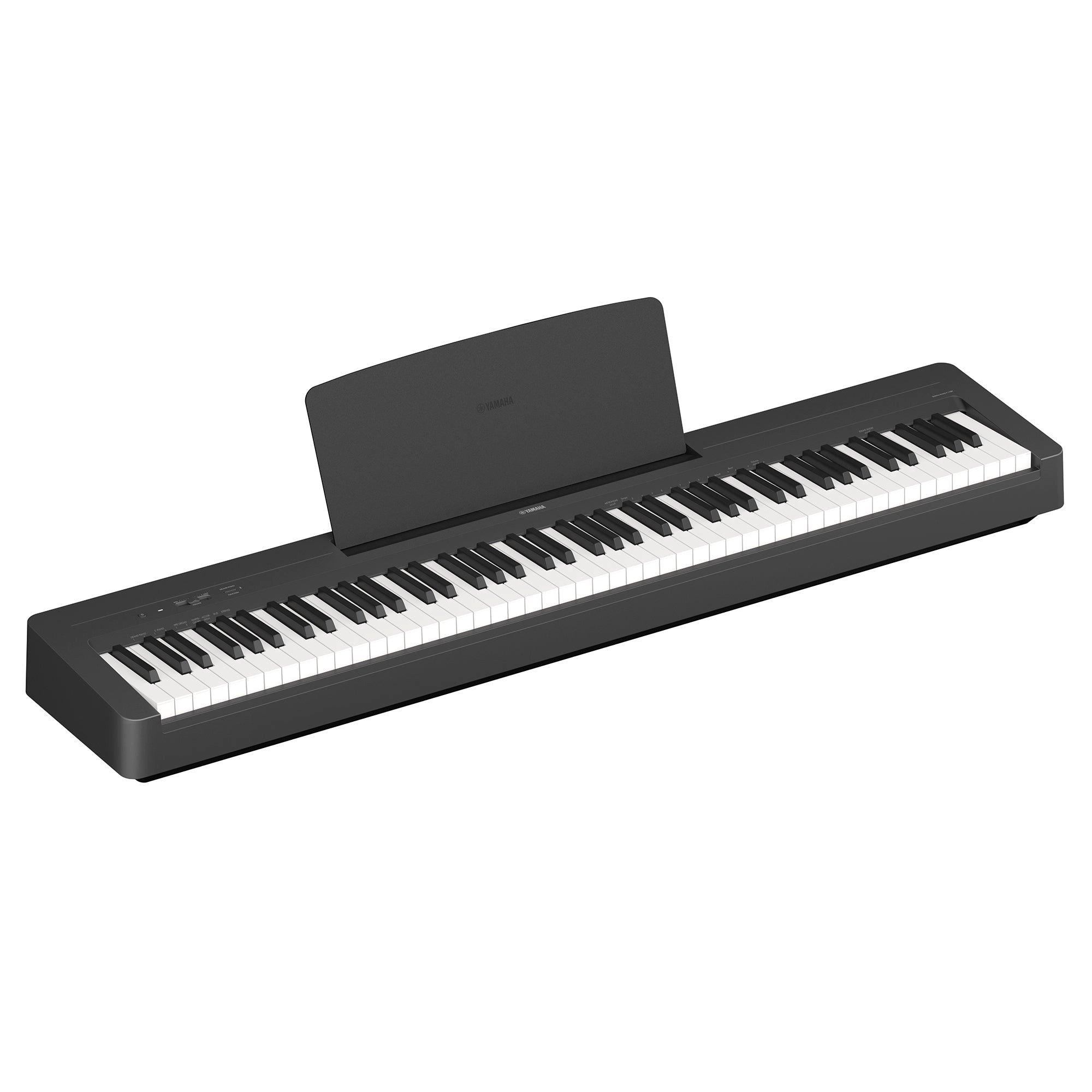 Black - Yamaha - P145BT Digital Piano with Bluetooth - 2