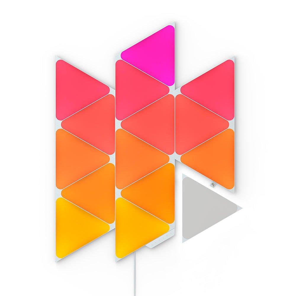 Multi Format En - Nanoleaf - Nanoleaf Shapes Triangles Starter Kit - 15 Pack - 6