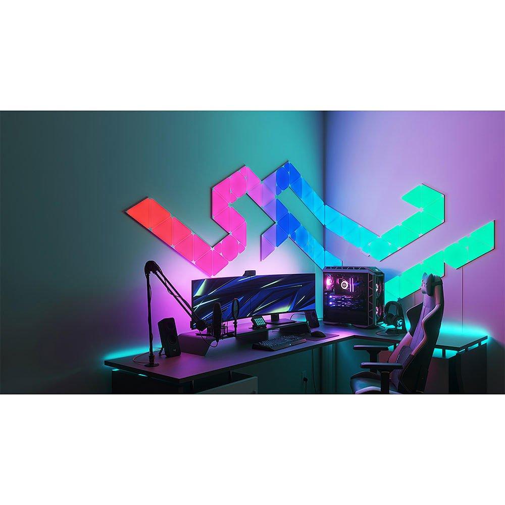 Multi Format En - Nanoleaf - Nanoleaf Shapes Triangles Starter Kit - 15 Pack - 8