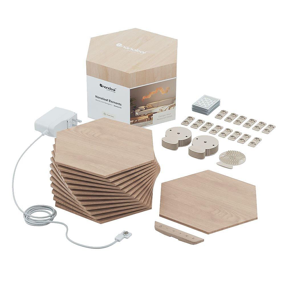 Multi Format An - Nanoleaf - Elements Hexagons Starter Kit - 13 Pack - 1
