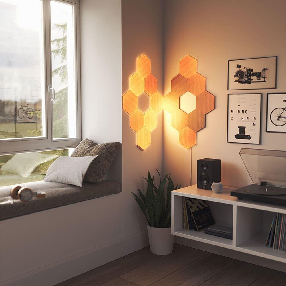Multi Format An - Nanoleaf - Elements Hexagons Starter Kit - 13 Pack - 5