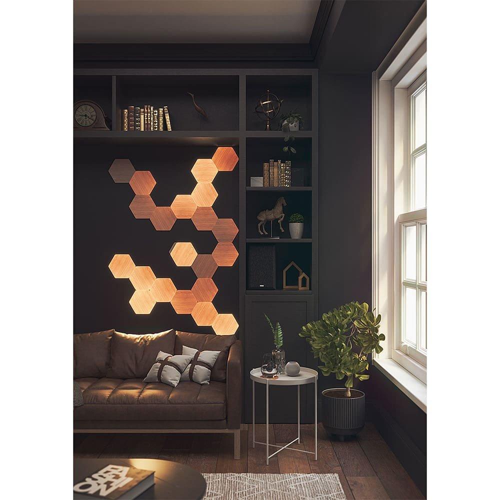 Multi Format An - Nanoleaf - Elements Hexagons Starter Kit - 13 Pack - 6