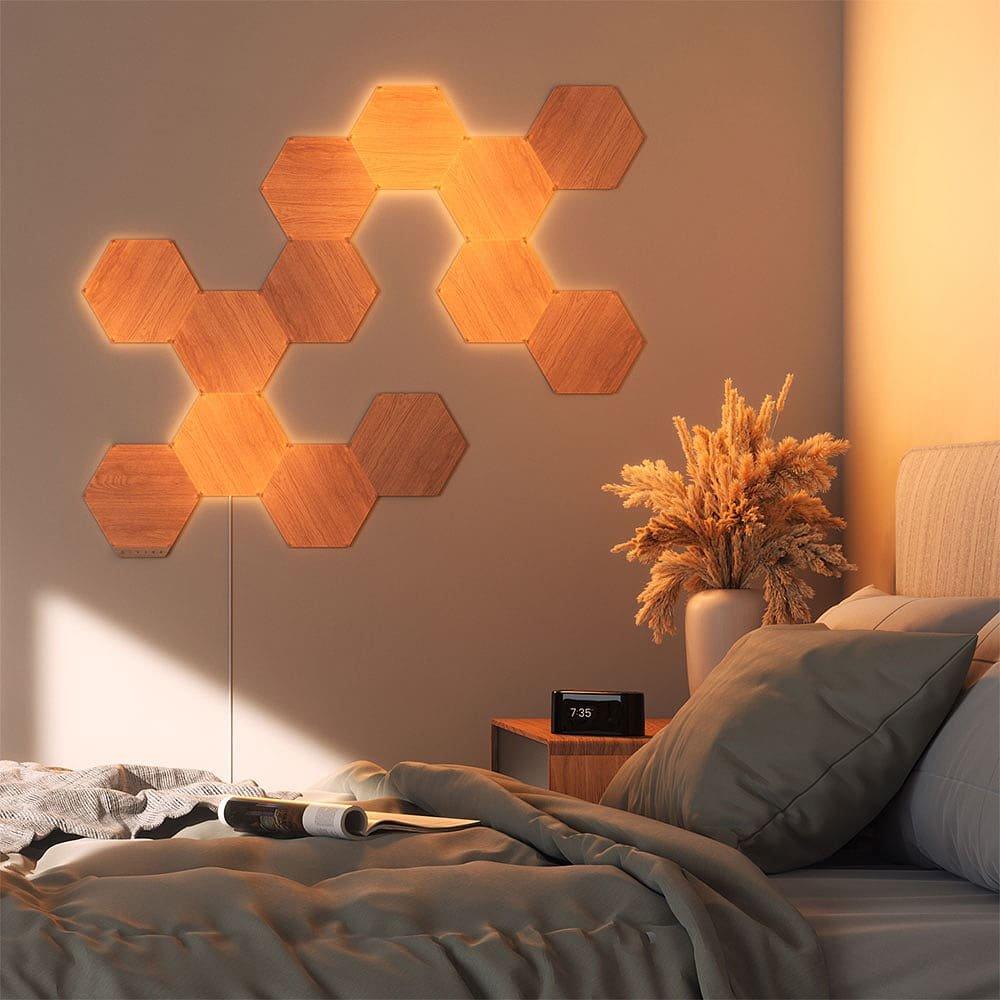 Multi Format An - Nanoleaf - Elements Hexagons Starter Kit - 13 Pack - 8