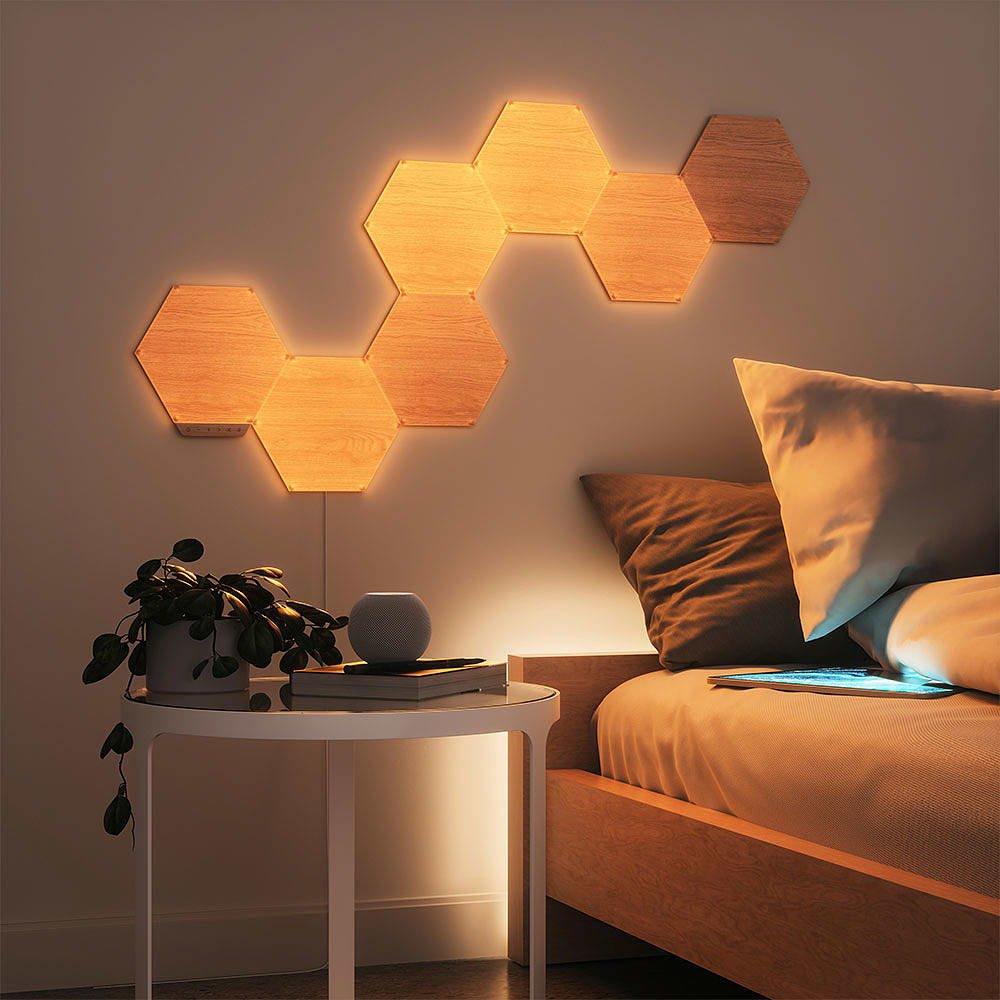Multi Format An - Nanoleaf - Elements Hexagons Starter Kit - 13 Pack - 9