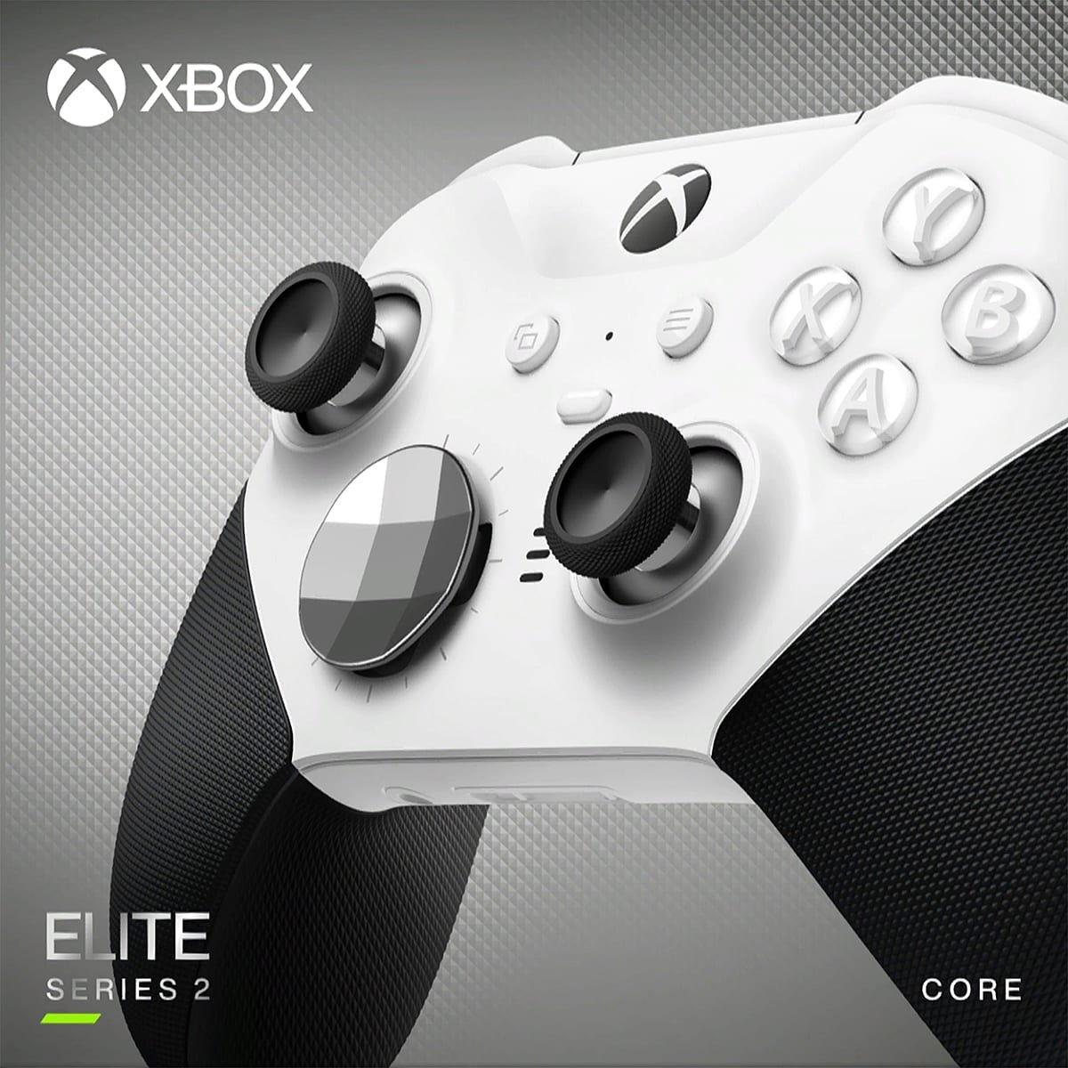 White - Xbox - Elite Wireless Controller Series 2 Core White - 7