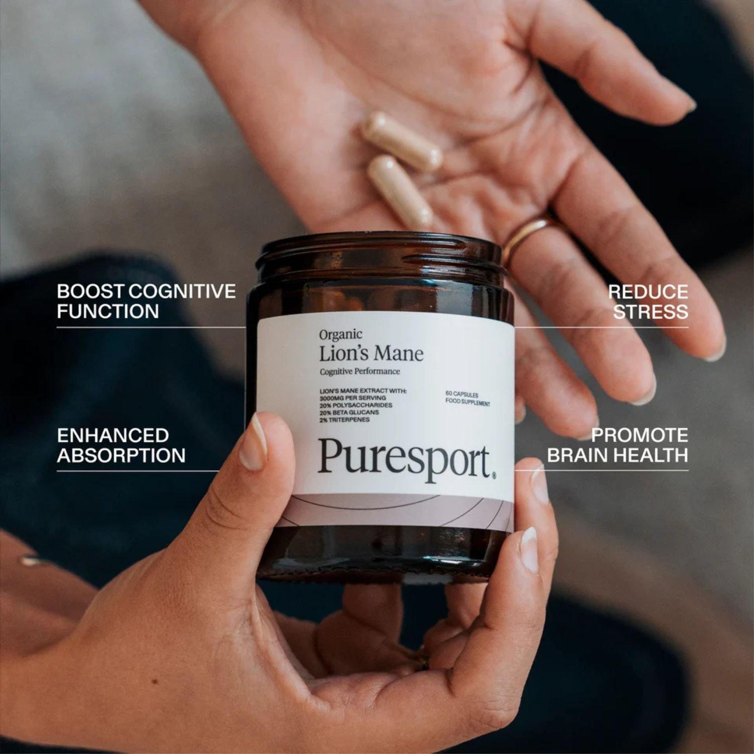 Neutral - Puresport - Puresport Lions Mane - 60 Capsules - 3