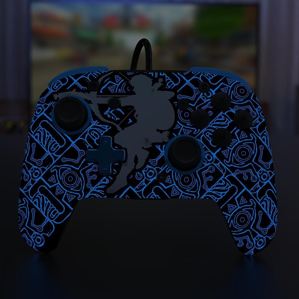 Link Glow - PDP - PDP Rematch GLOW Wired Switch Controller - Link - 12