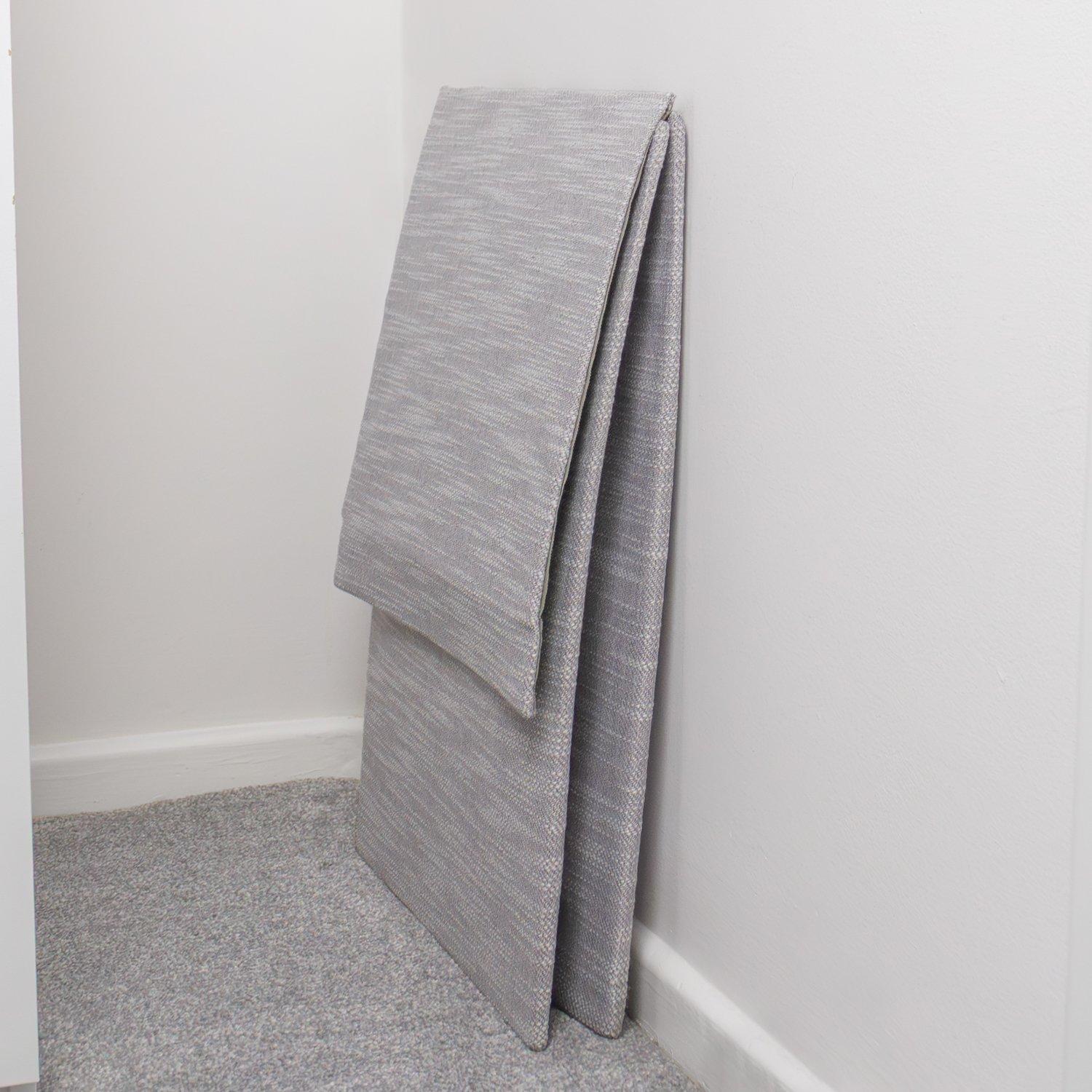 Grey - JVL - Serena Foldable Laundry Hamper with Lid, Home - 10