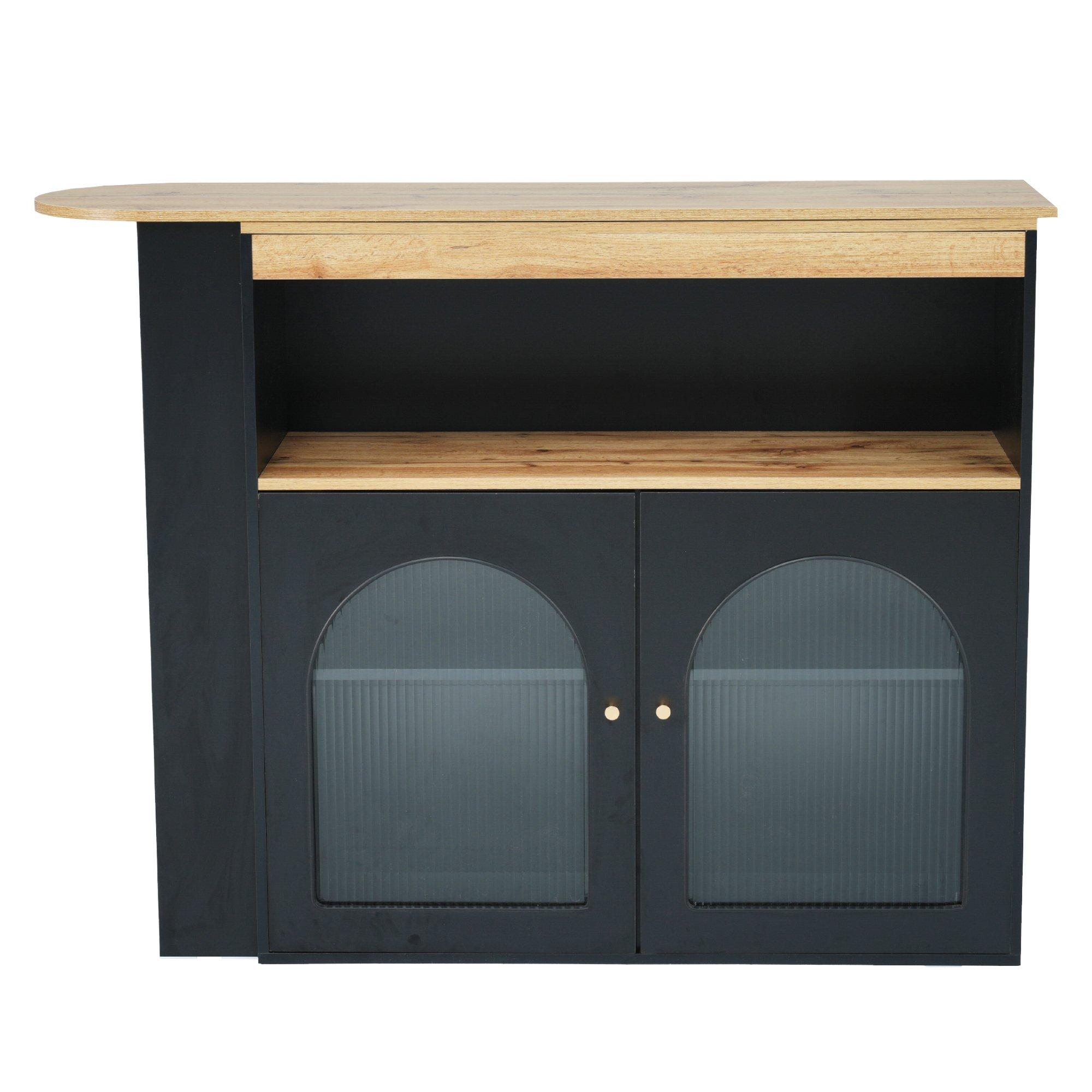 Black - Urban Meuble - Modern Sideboard with Sleek Design - 11