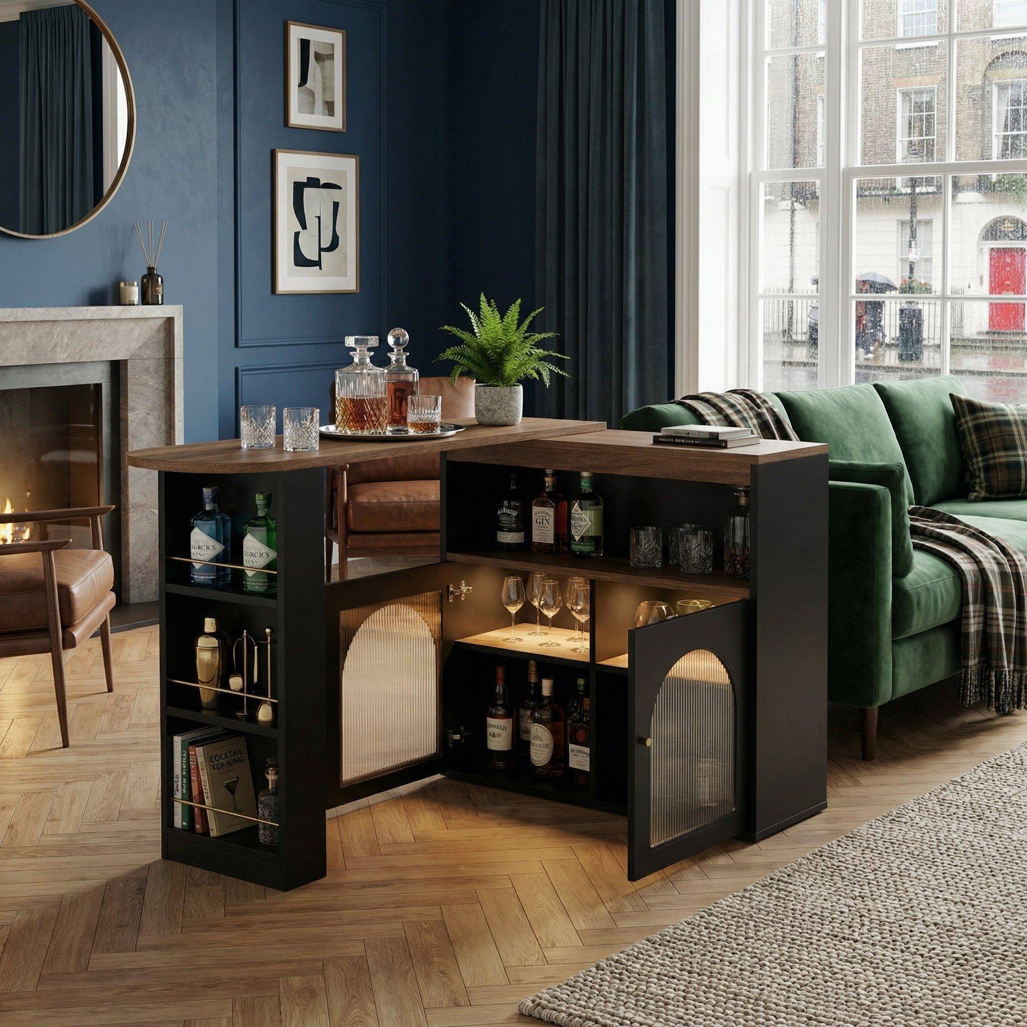 Black - Urban Meuble - Modern Sideboard with Sleek Design - 3
