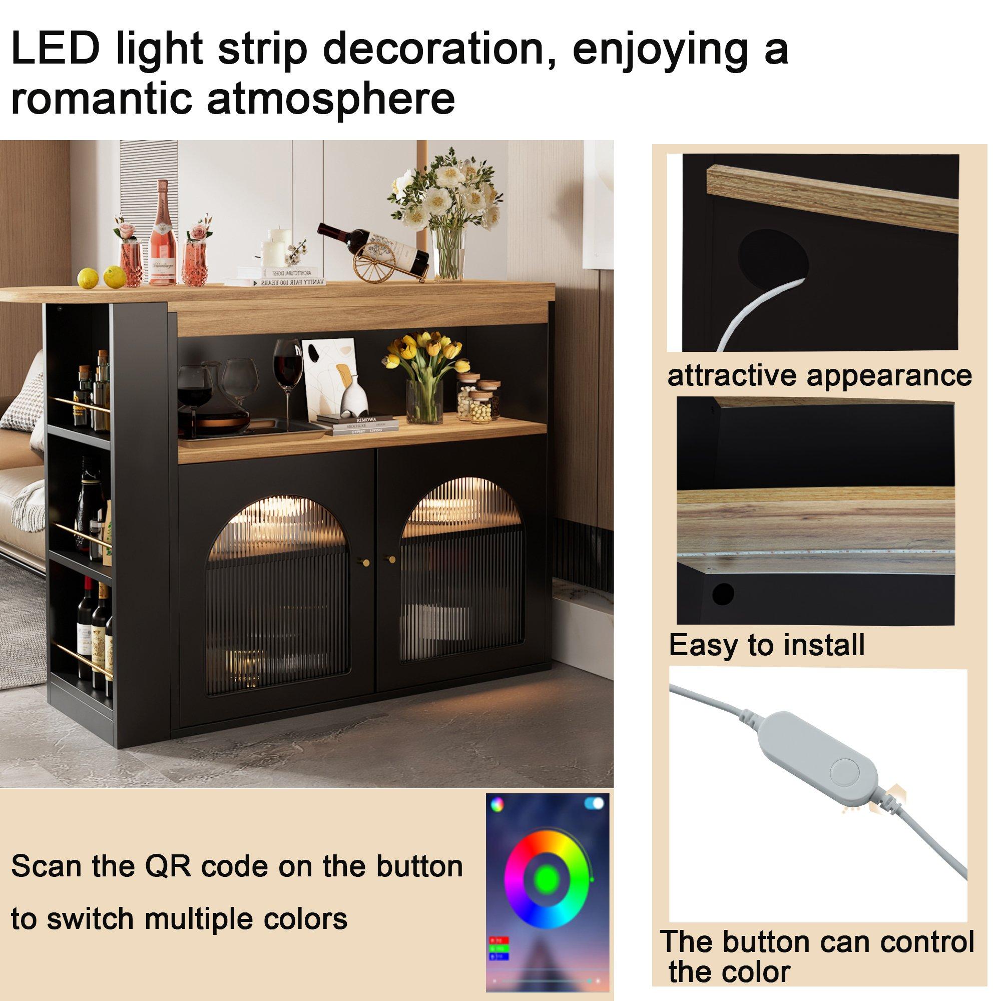 Black - Urban Meuble - Modern Sideboard with Sleek Design - 7