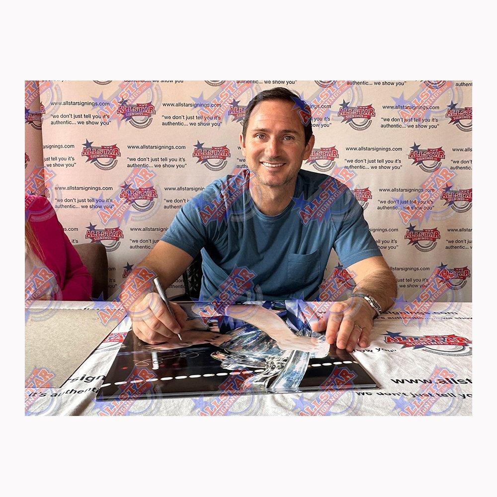 Blue - AllStarSignings Ltd - Frank Lampard signed and framed Chelsea photograph - 2