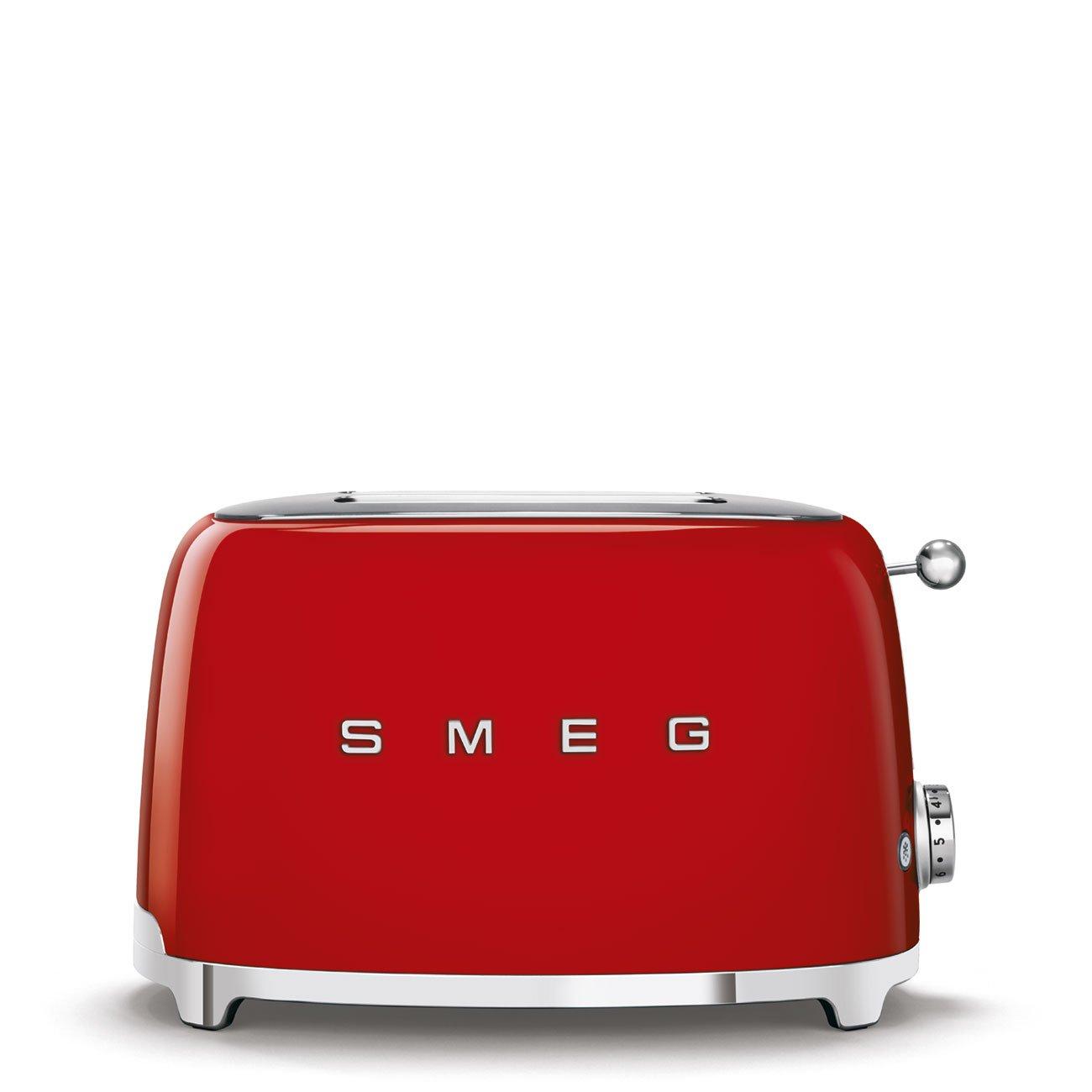 Red - Smeg - 50s Style 1.7L Kettle and 2-Slice Toaster - 3