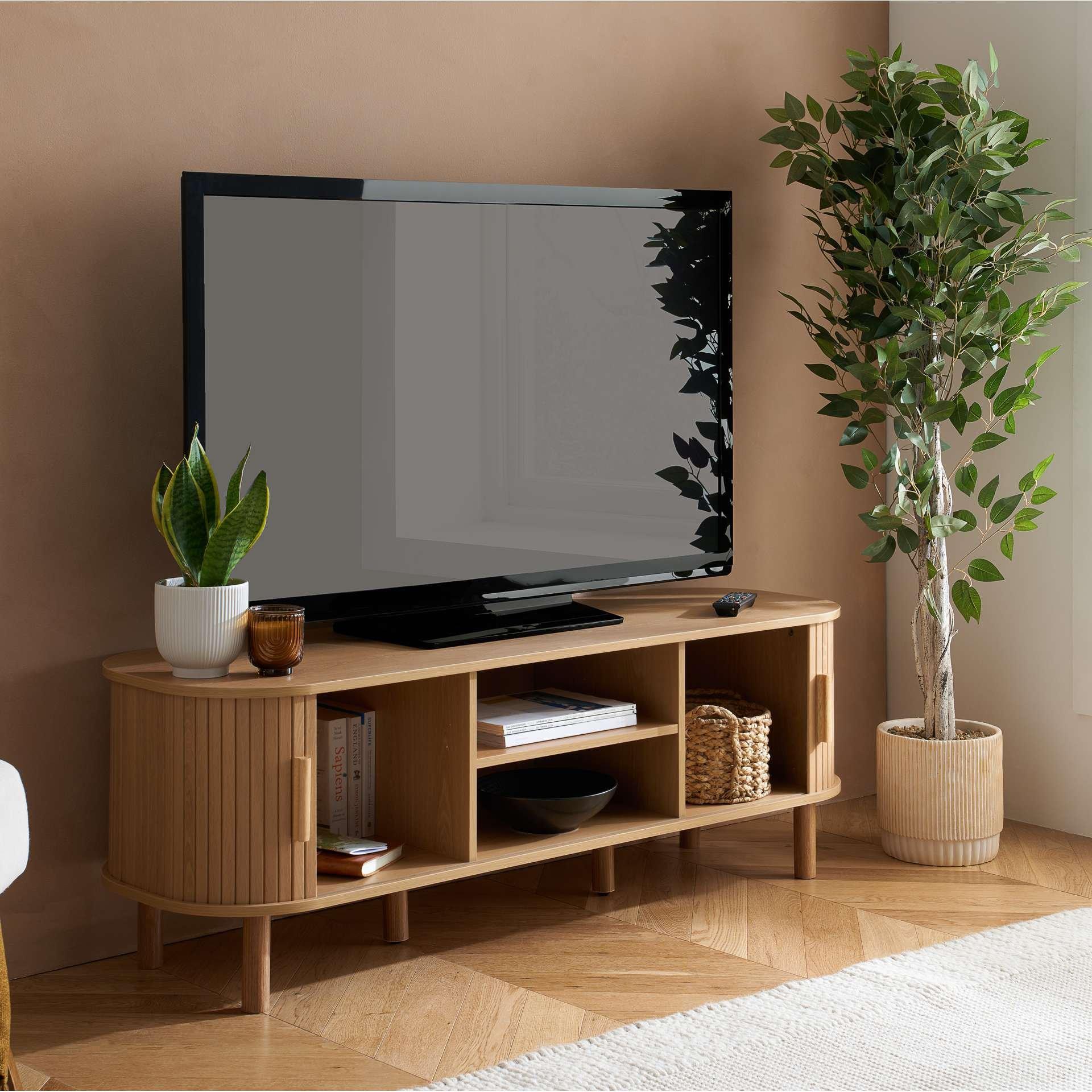 Brown - Birlea - Axel Fluted Small TV Unit - 2