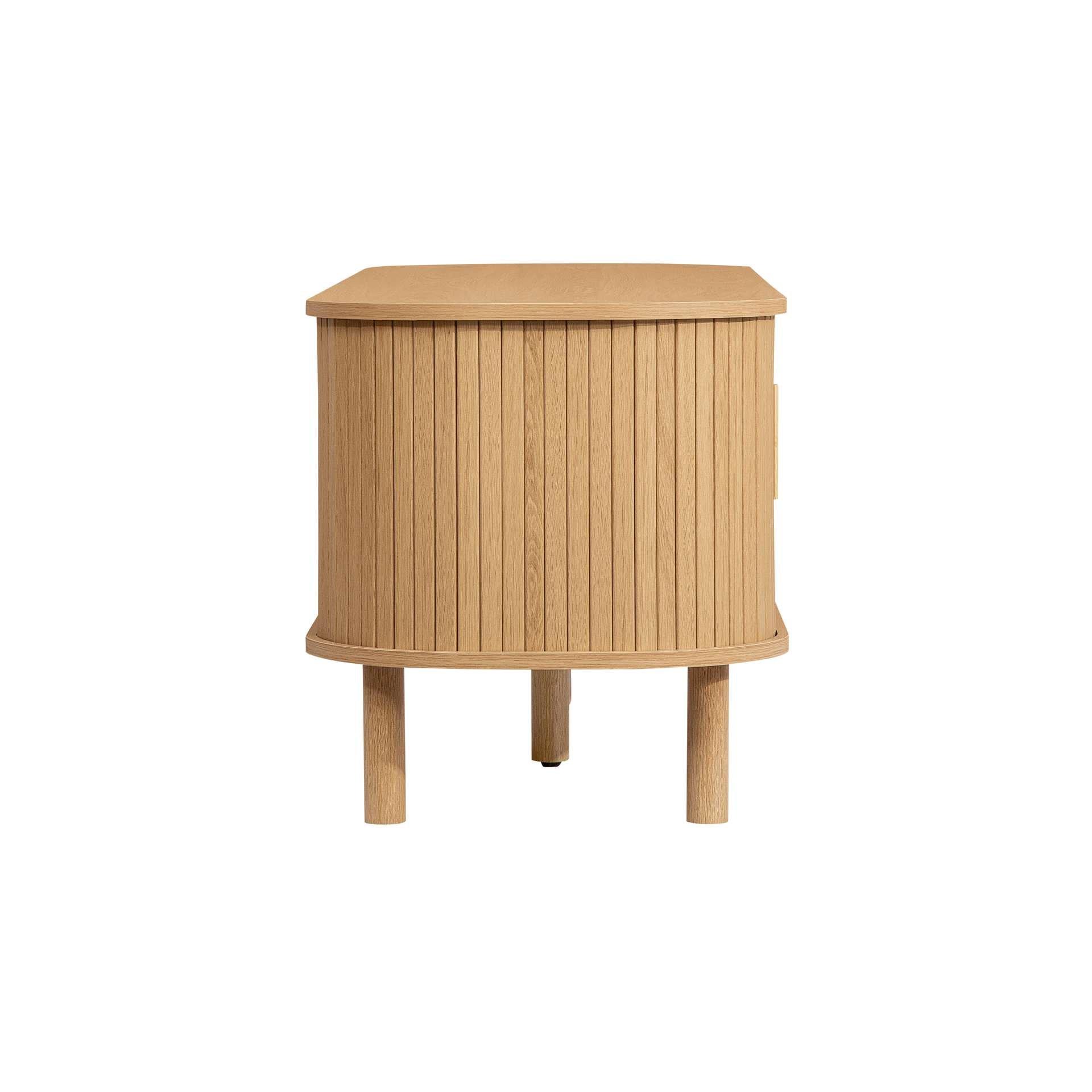 Brown - Birlea - Axel Fluted Small TV Unit - 11