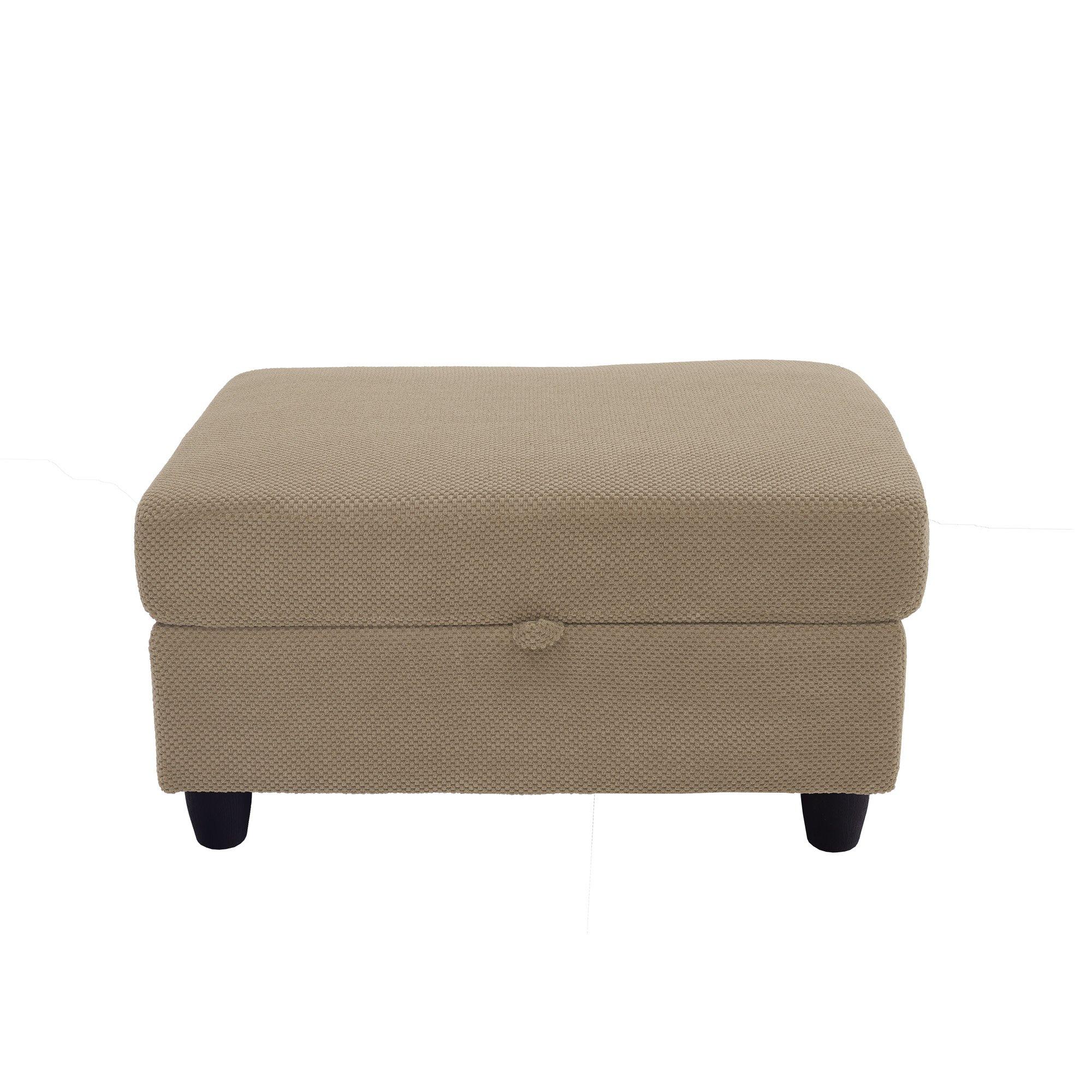 Camel - Urban Meuble - Reclining Accent Chair & Storage Ottoman - 14