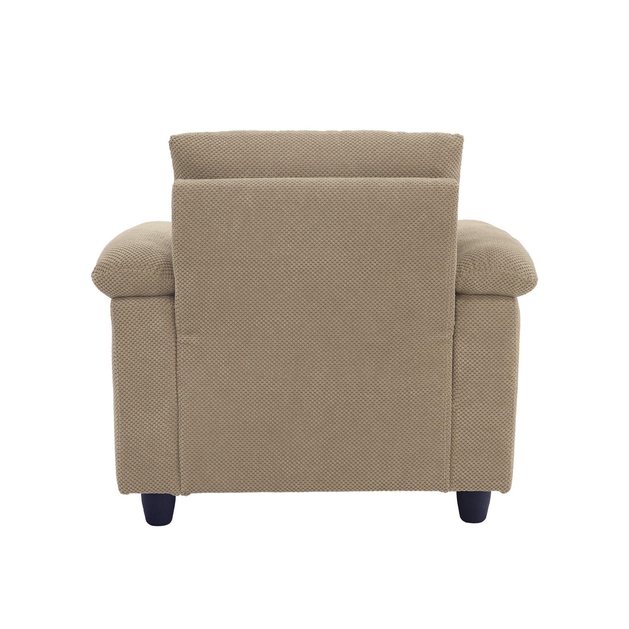 Camel - Urban Meuble - Reclining Accent Chair & Storage Ottoman - 15