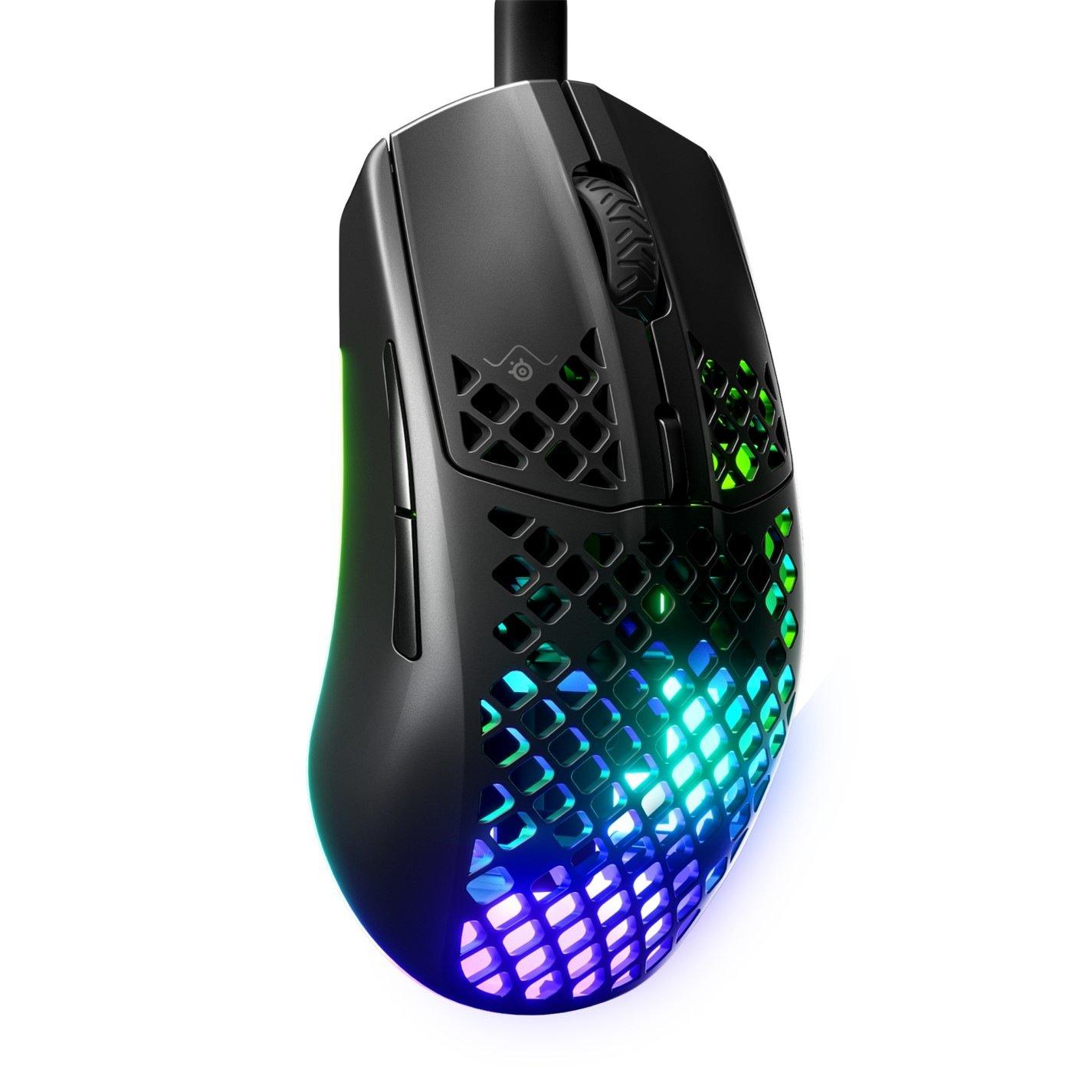 Black - SteelSeries - Steelseries Aerox 3 Onyx Optical Gaming Mouse - 1