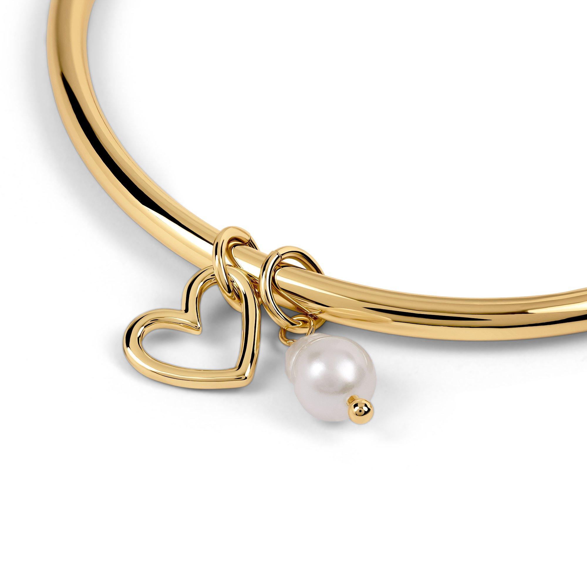 Gold - Radley - Radley 18ct Gold Plated Charm Bangle - 3