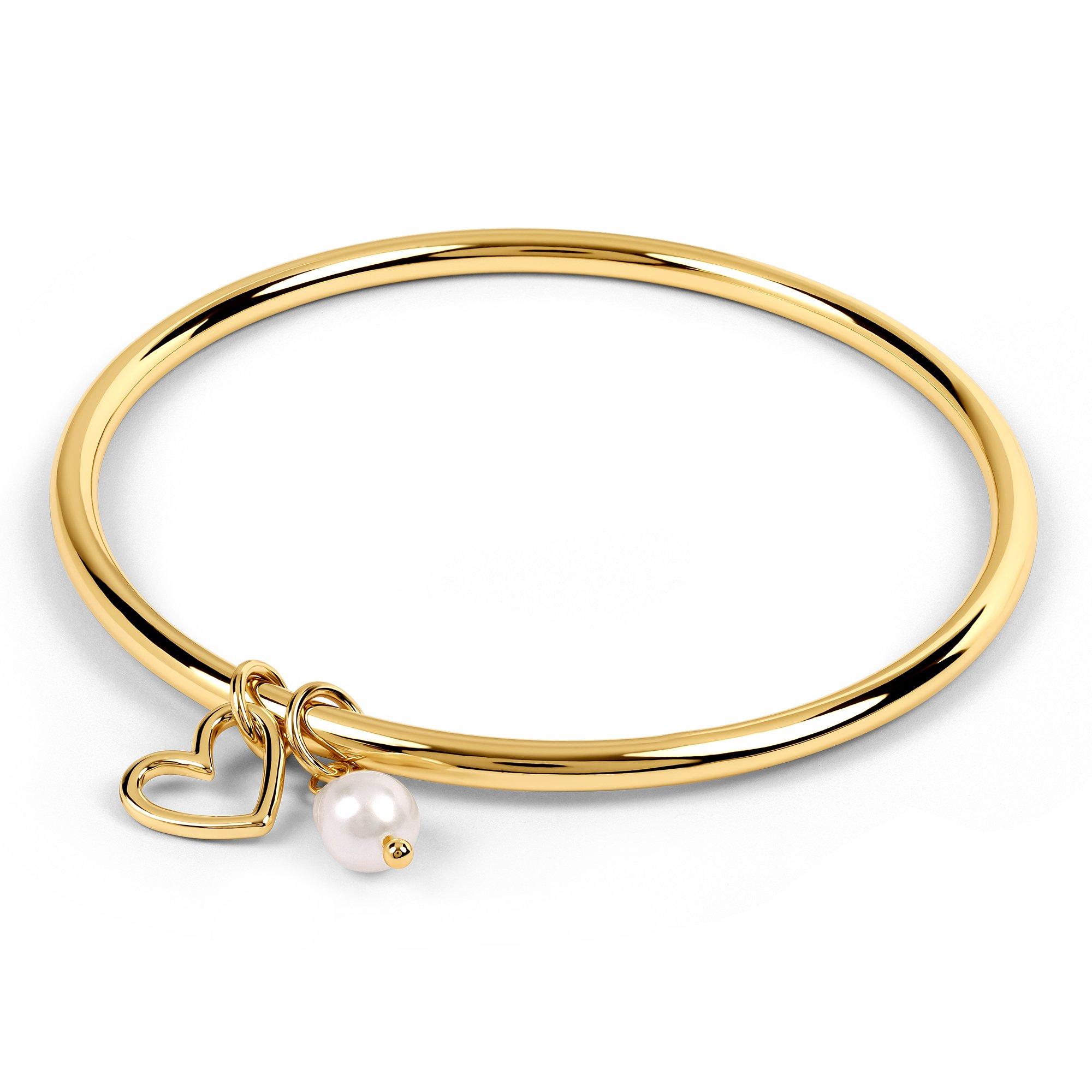 Gold - Radley - Radley 18ct Gold Plated Charm Bangle - 4