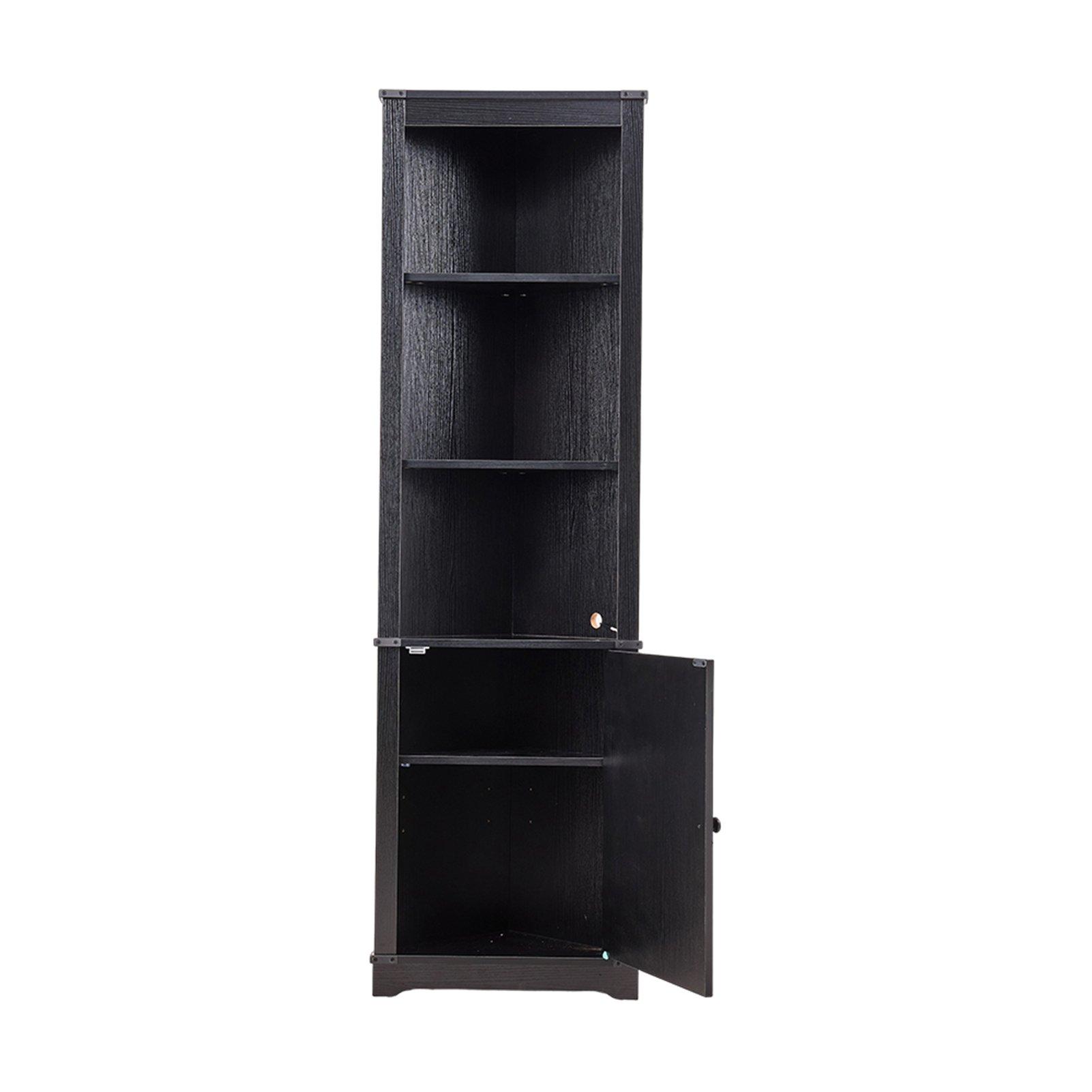 Black - Kabinet UK - Wine Cabinet with LED Lighting & Remote Control - 4